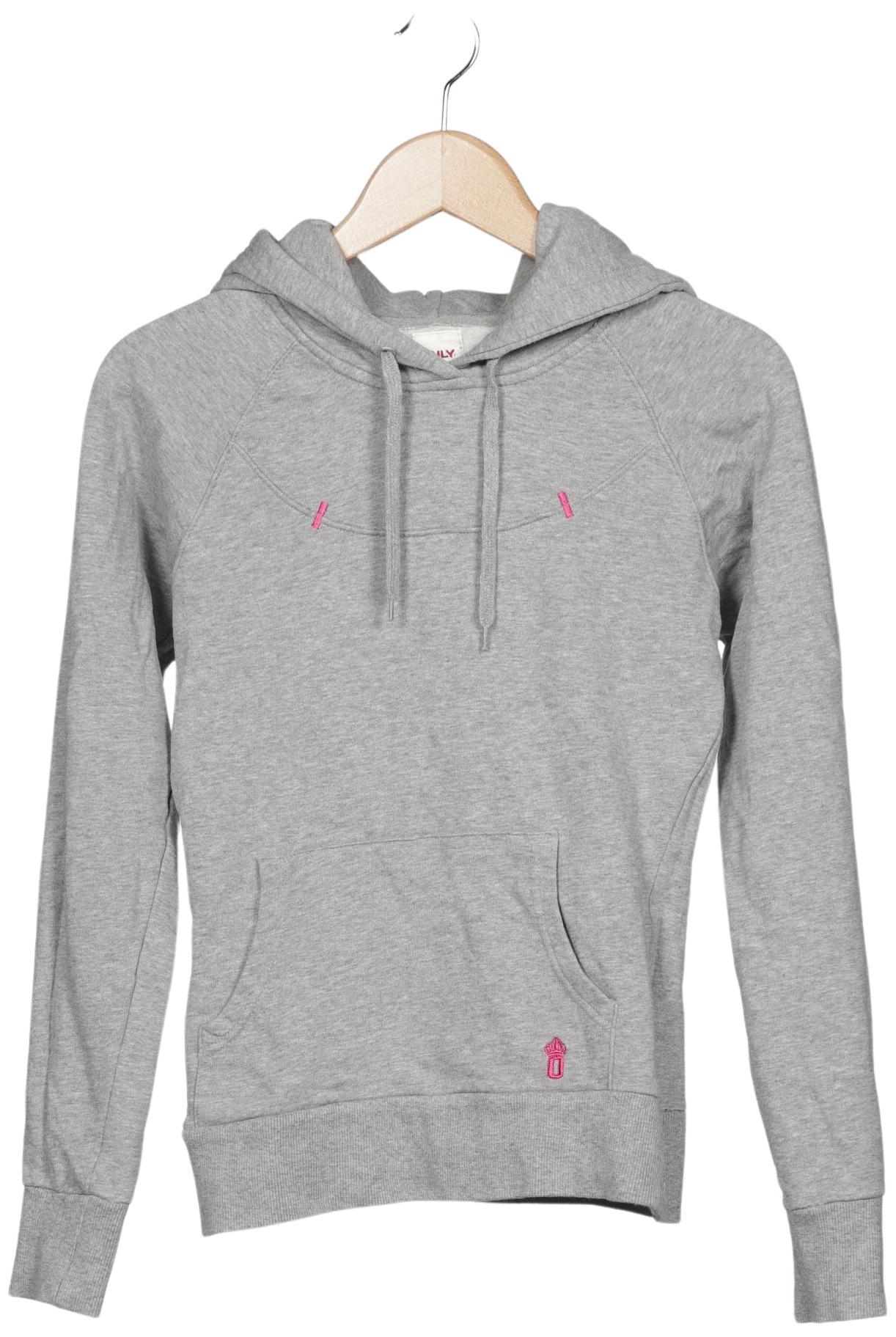 

Only Damen Kapuzenpullover, grau, Gr. 36