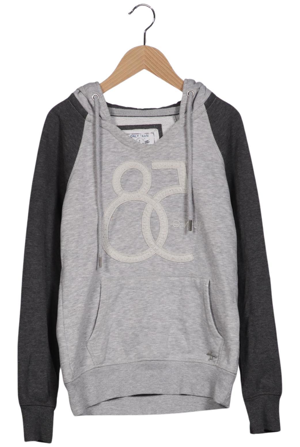 

Only Damen Kapuzenpullover, grau, Gr. 36