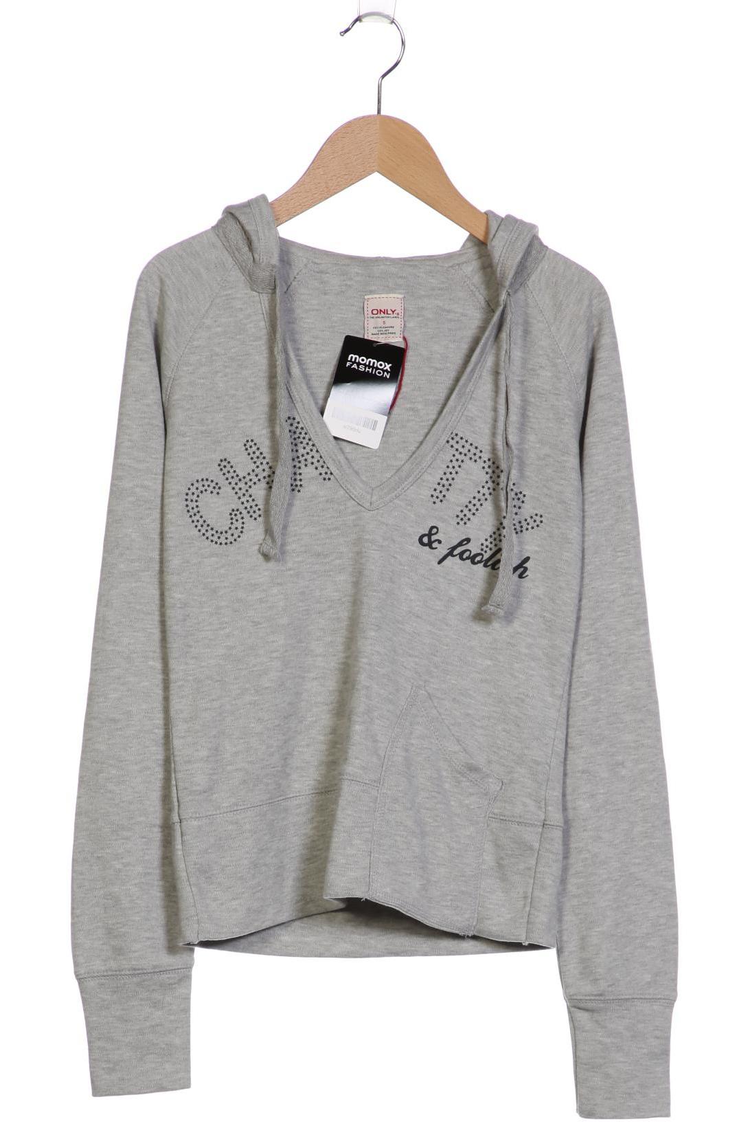 

Only Damen Kapuzenpullover, grau, Gr. 36