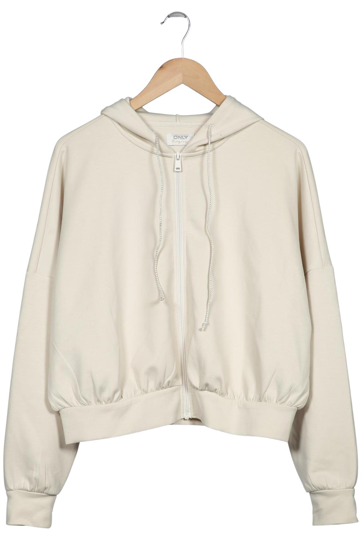 

Only Damen Kapuzenpullover, cremeweiß, Gr. 42