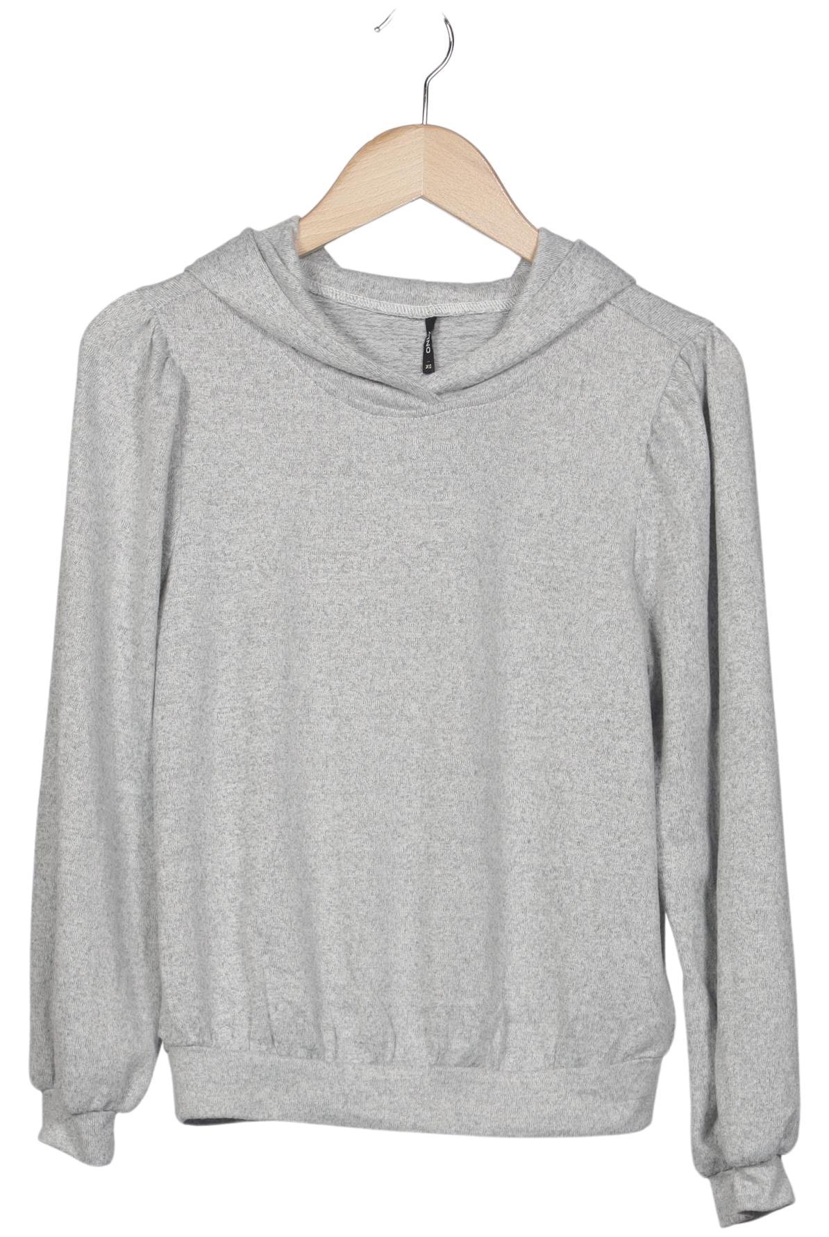 

Only Damen Kapuzenpullover, grau, Gr. 34