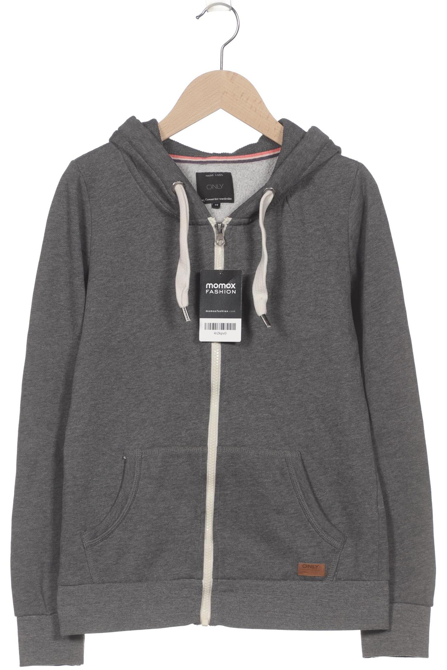 

Only Damen Kapuzenpullover, grau, Gr. 34