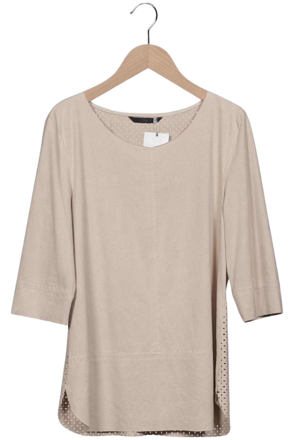 

Only Damen Langarmshirt, beige, Gr. 36