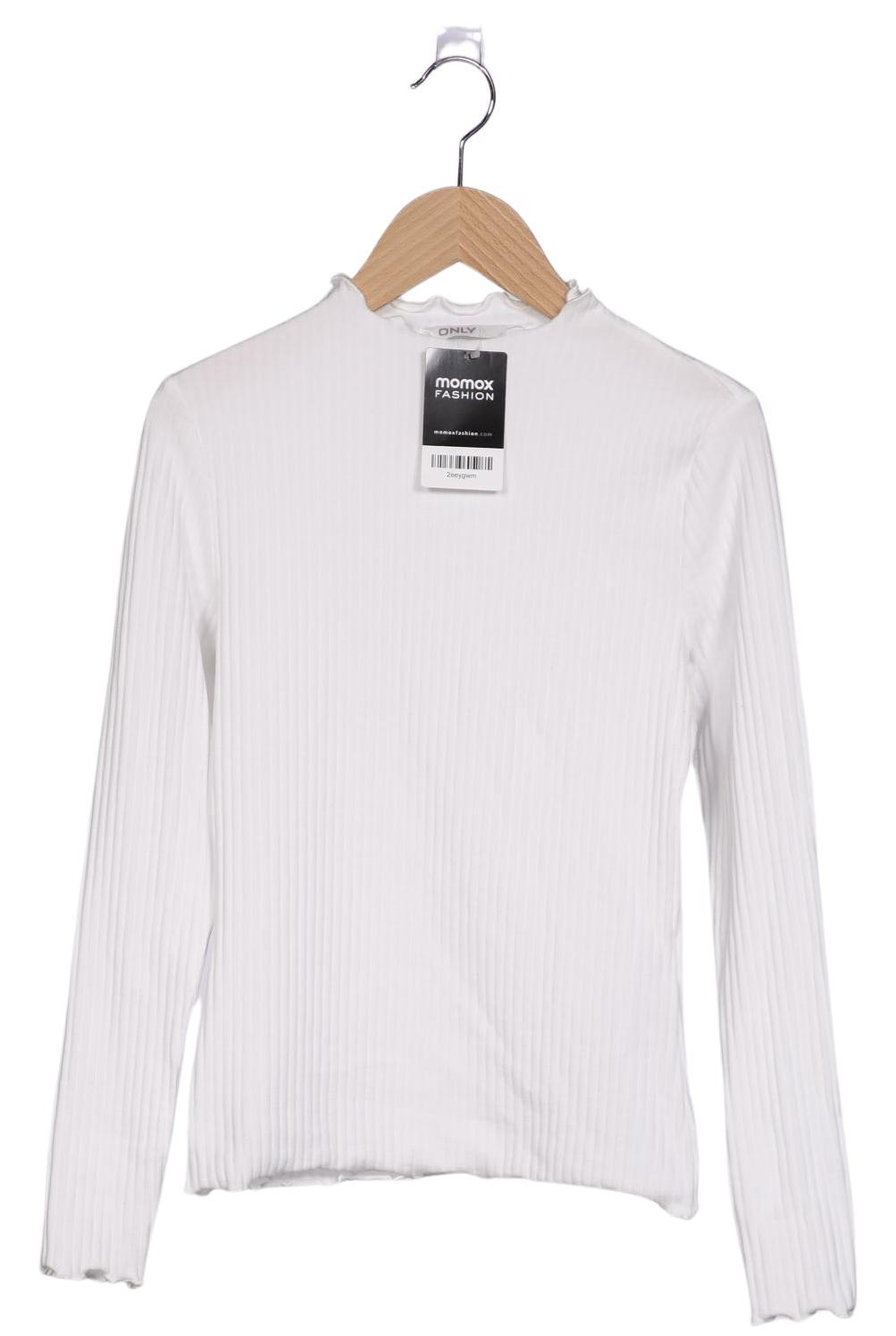 

Only Damen Langarmshirt, weiß, Gr. 36