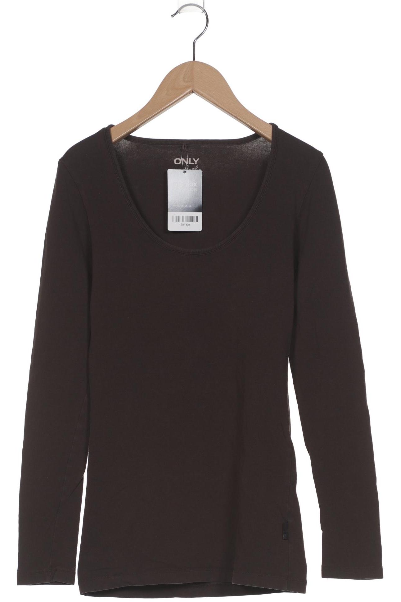 

Only Damen Langarmshirt, braun, Gr. 36