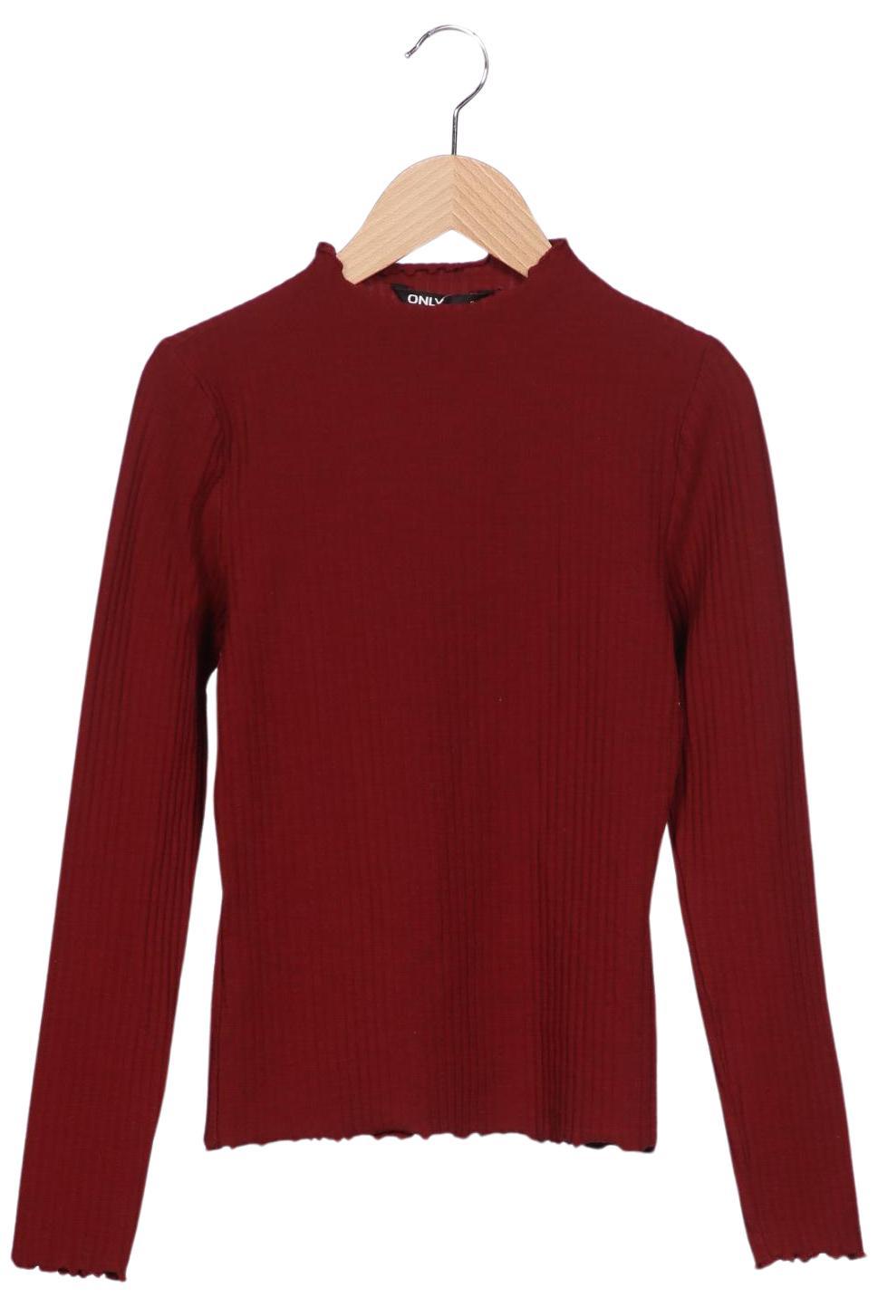 

Only Damen Langarmshirt, rot, Gr. 36