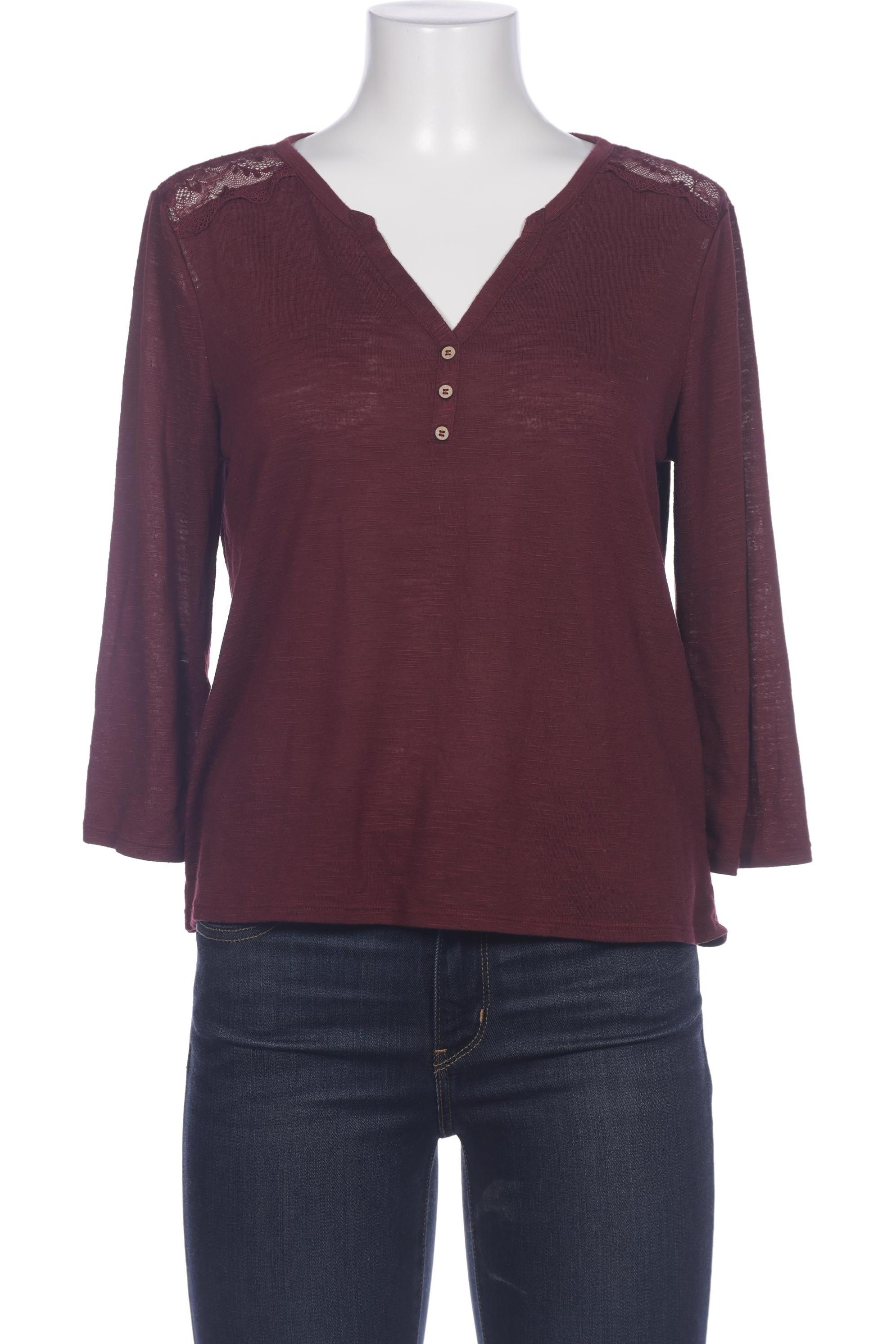

Only Damen Langarmshirt, bordeaux, Gr. 42