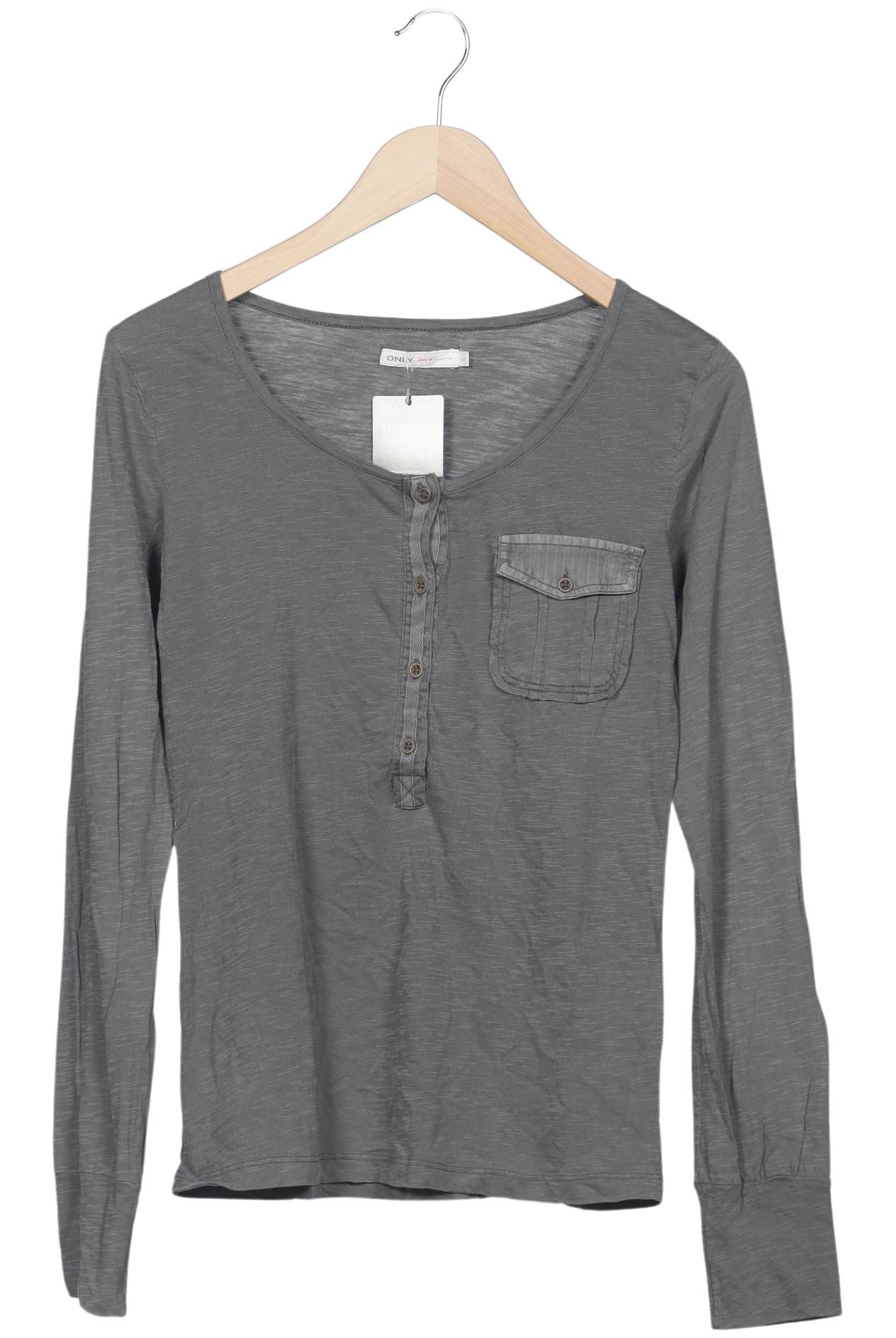 

Only Damen Langarmshirt, grau, Gr. 38