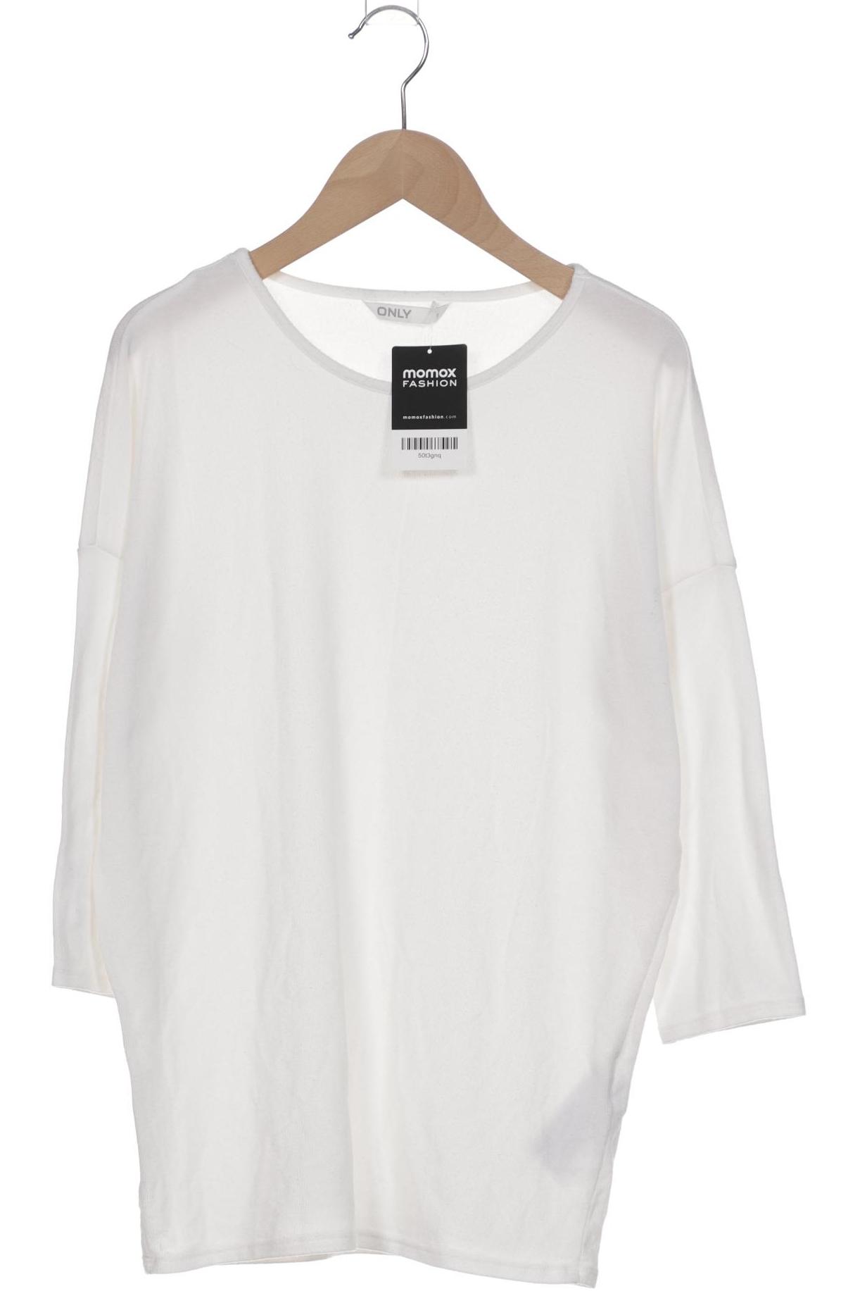 

Only Damen Langarmshirt, weiß, Gr. 36