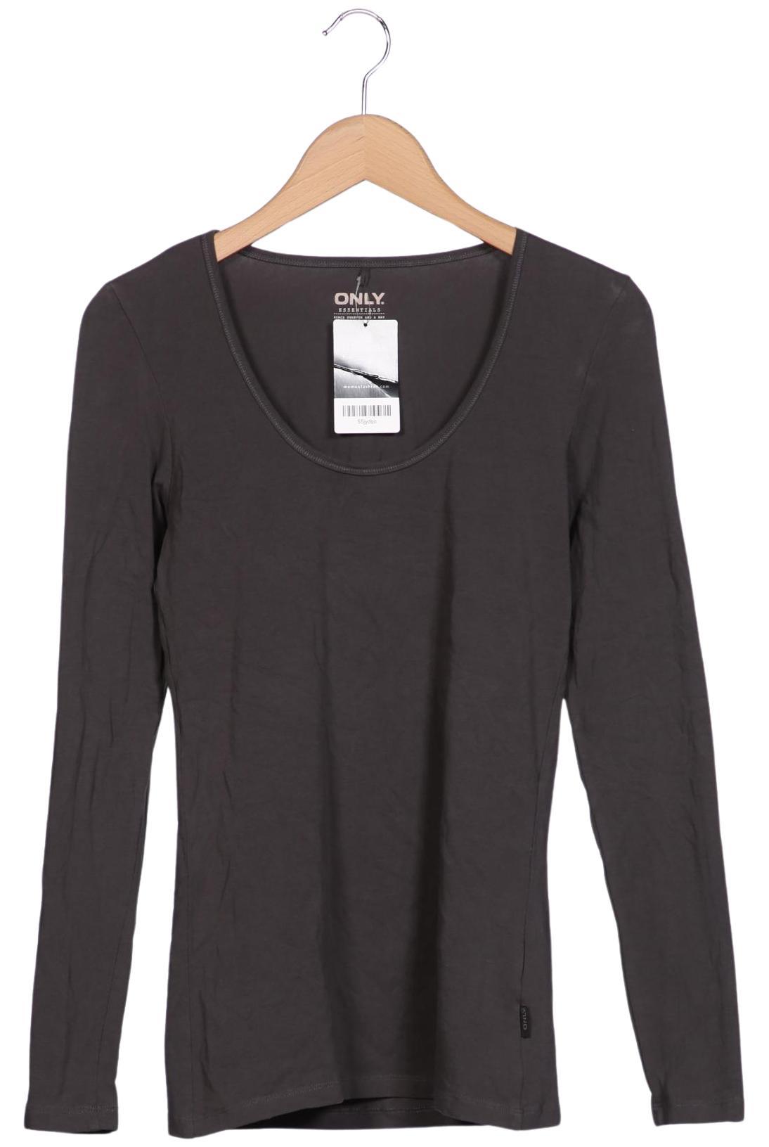 

Only Damen Langarmshirt, grau, Gr. 38