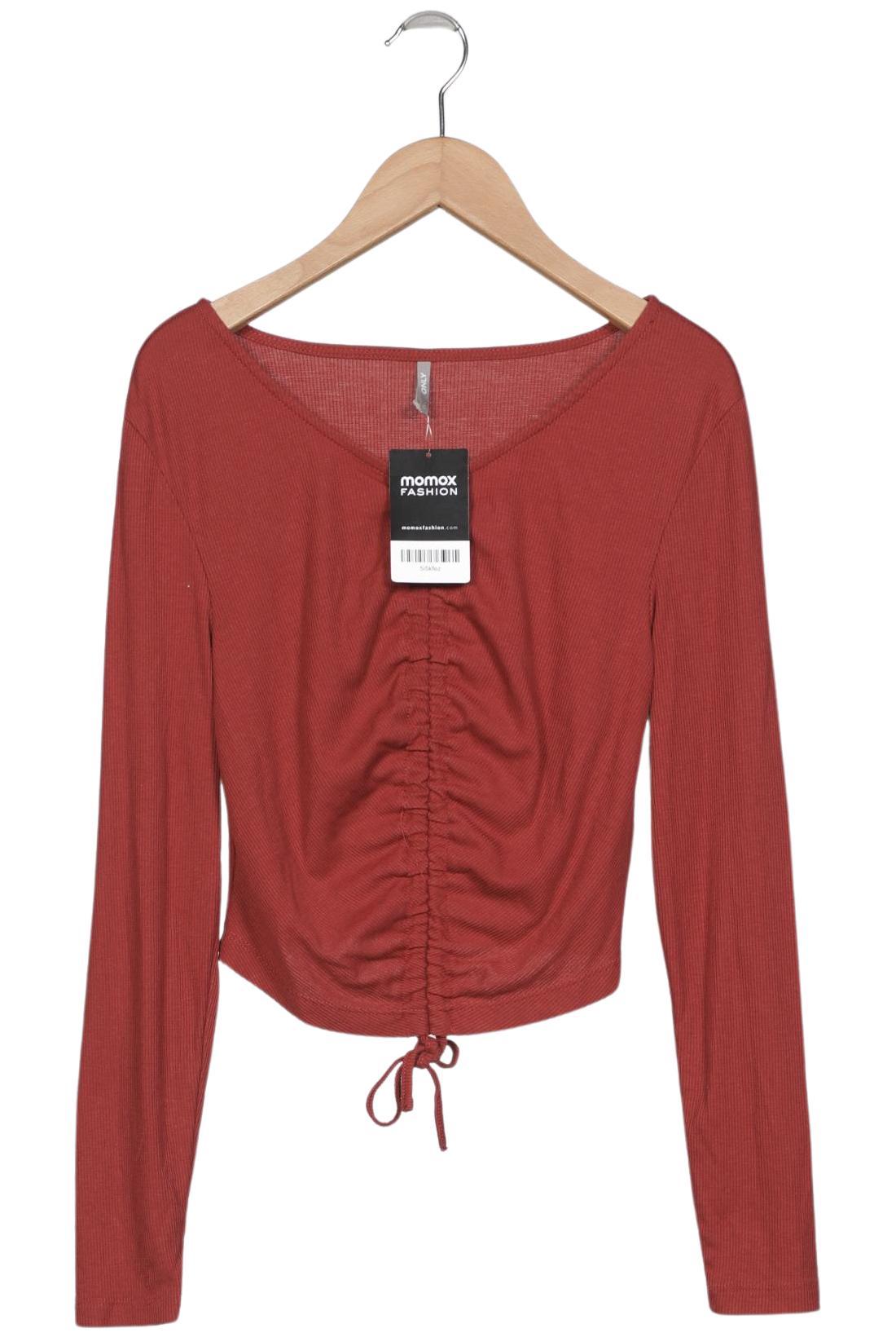 

Only Damen Langarmshirt, rot, Gr. 38