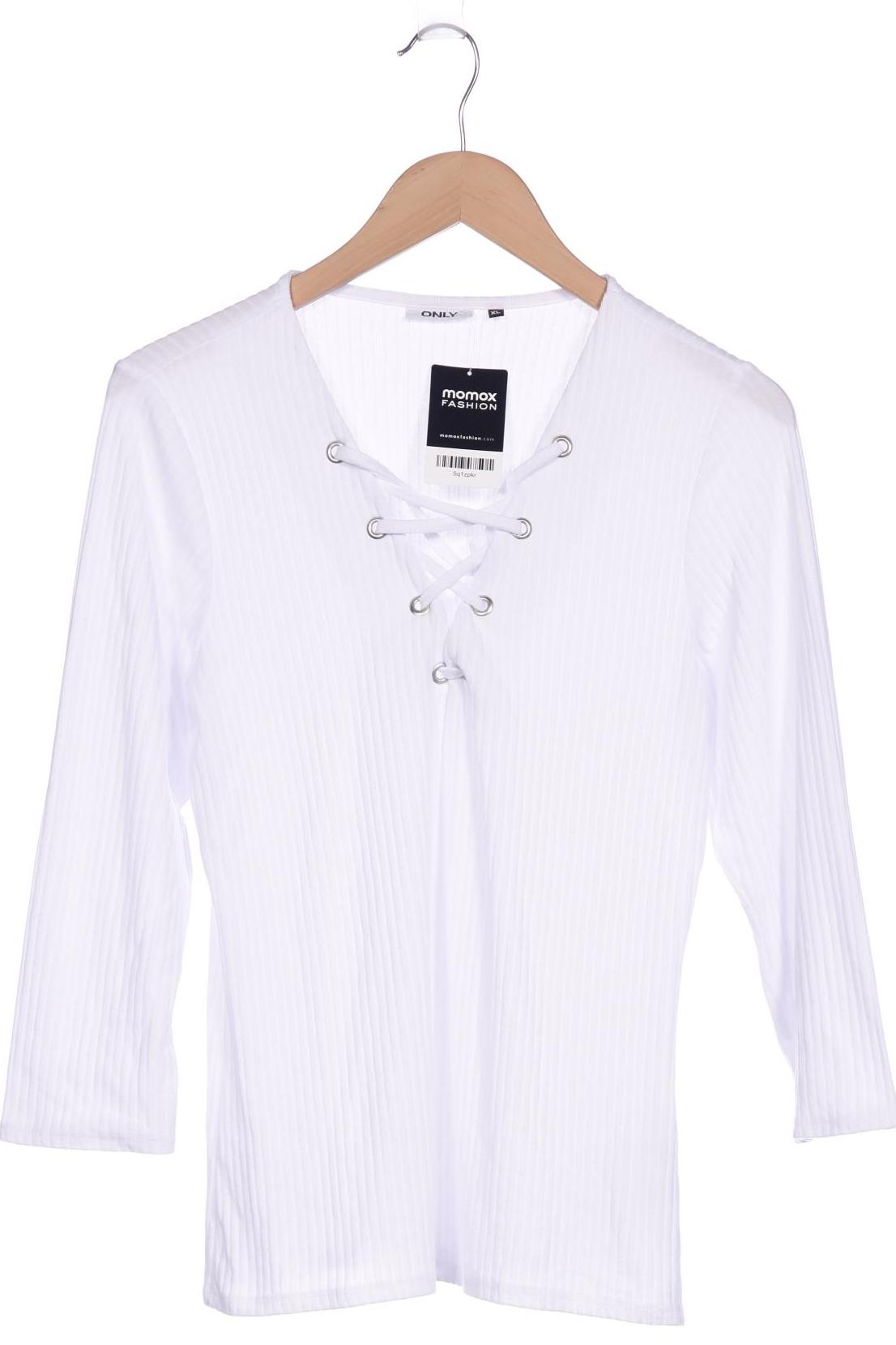 

Only Damen Langarmshirt, weiß, Gr. 44