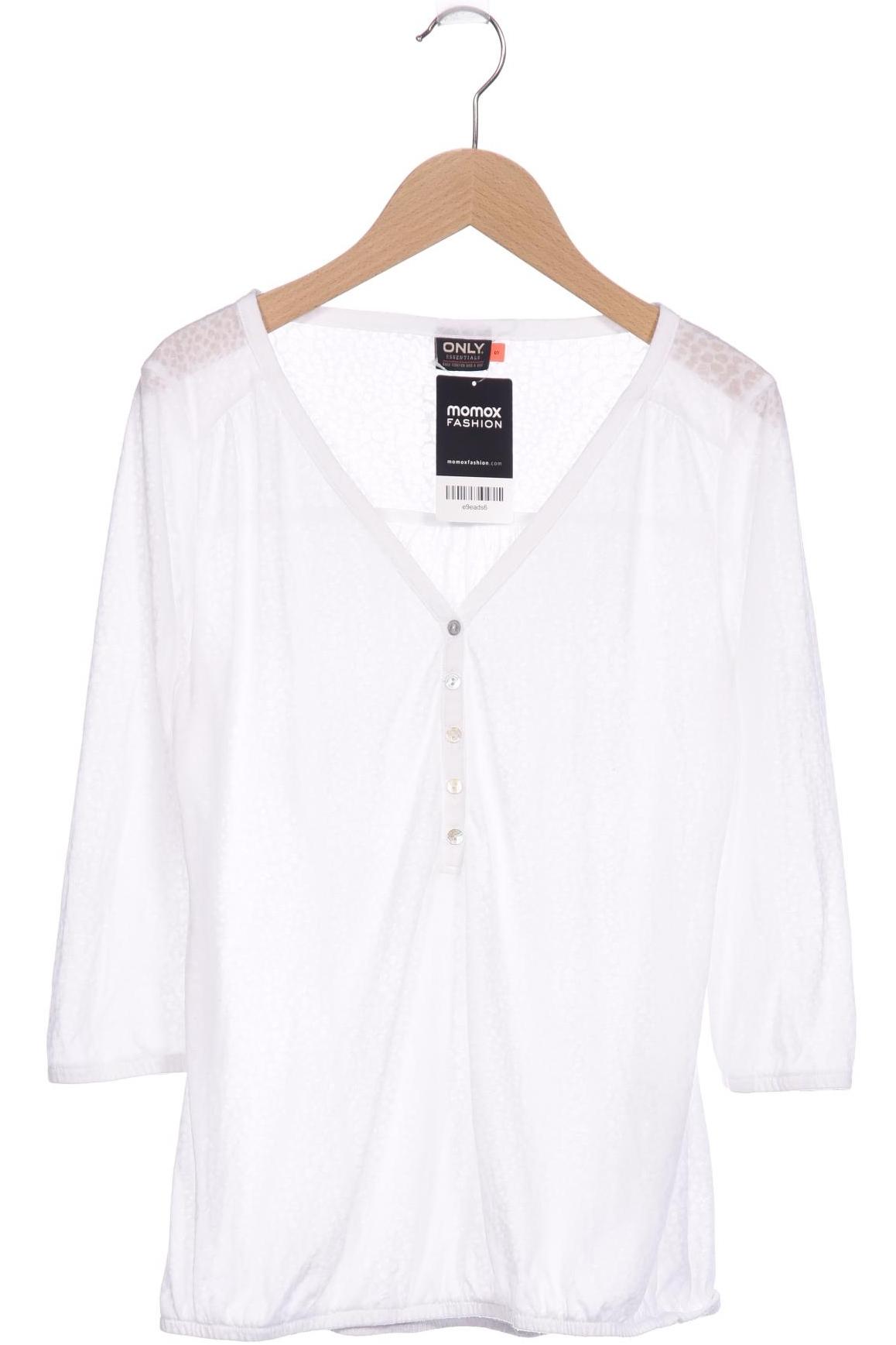 

Only Damen Langarmshirt, weiß, Gr. 36