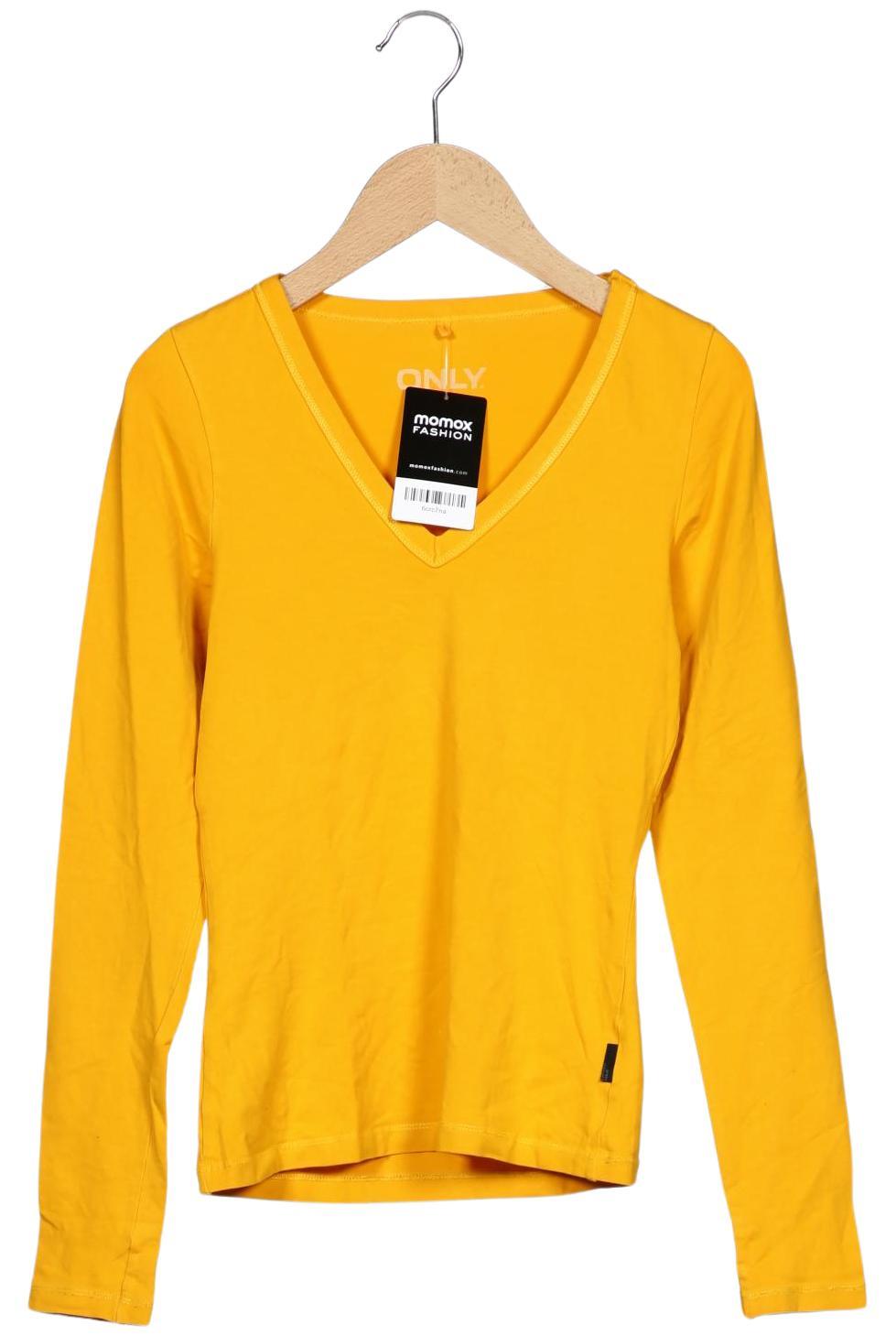 

Only Damen Langarmshirt, gelb, Gr. 34