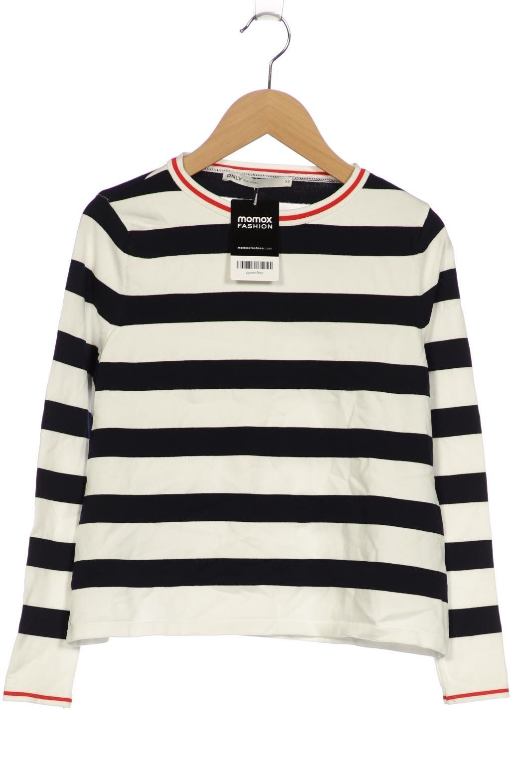 

Only Damen Langarmshirt, weiß, Gr. 34