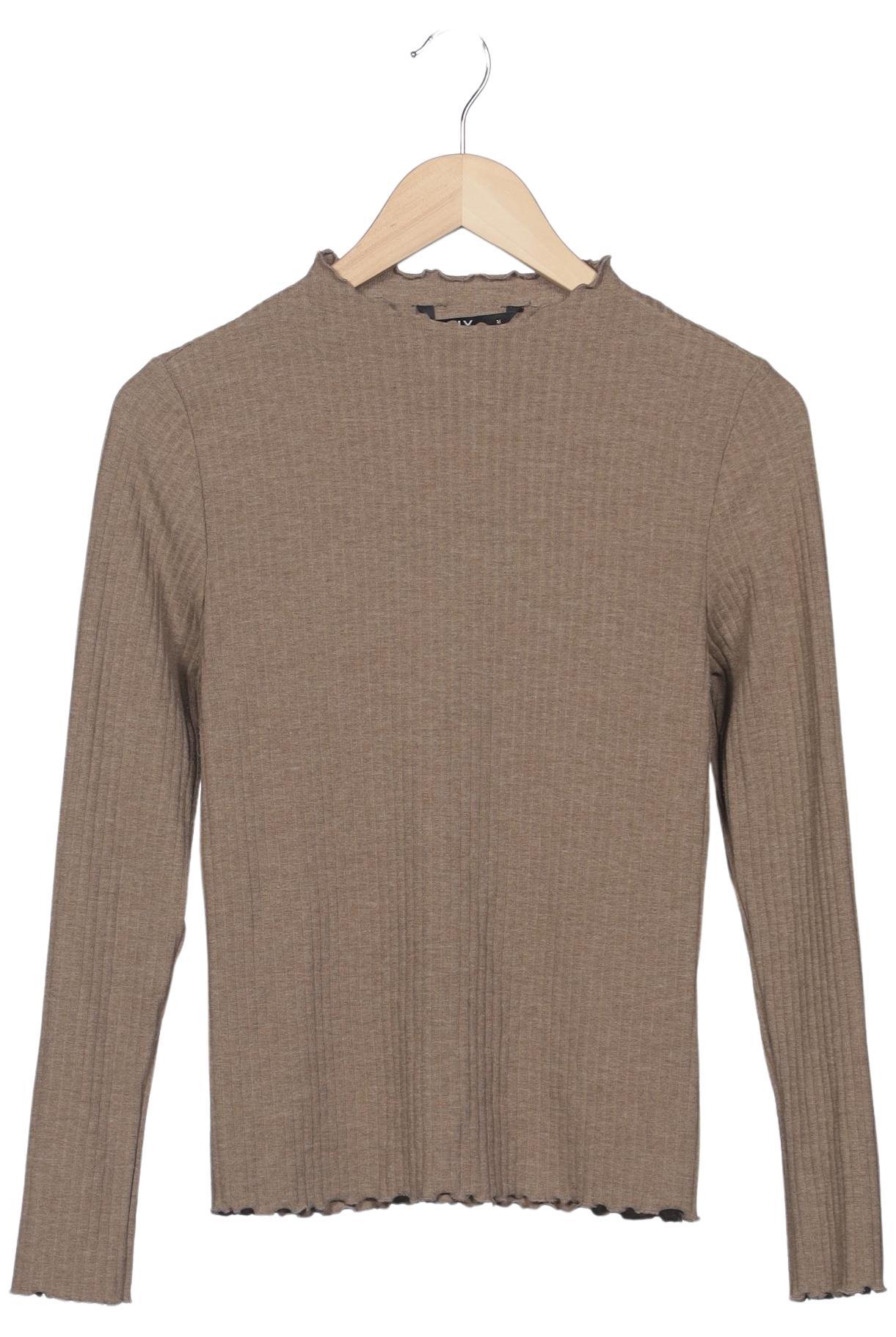 

Only Damen Langarmshirt, braun, Gr. 38