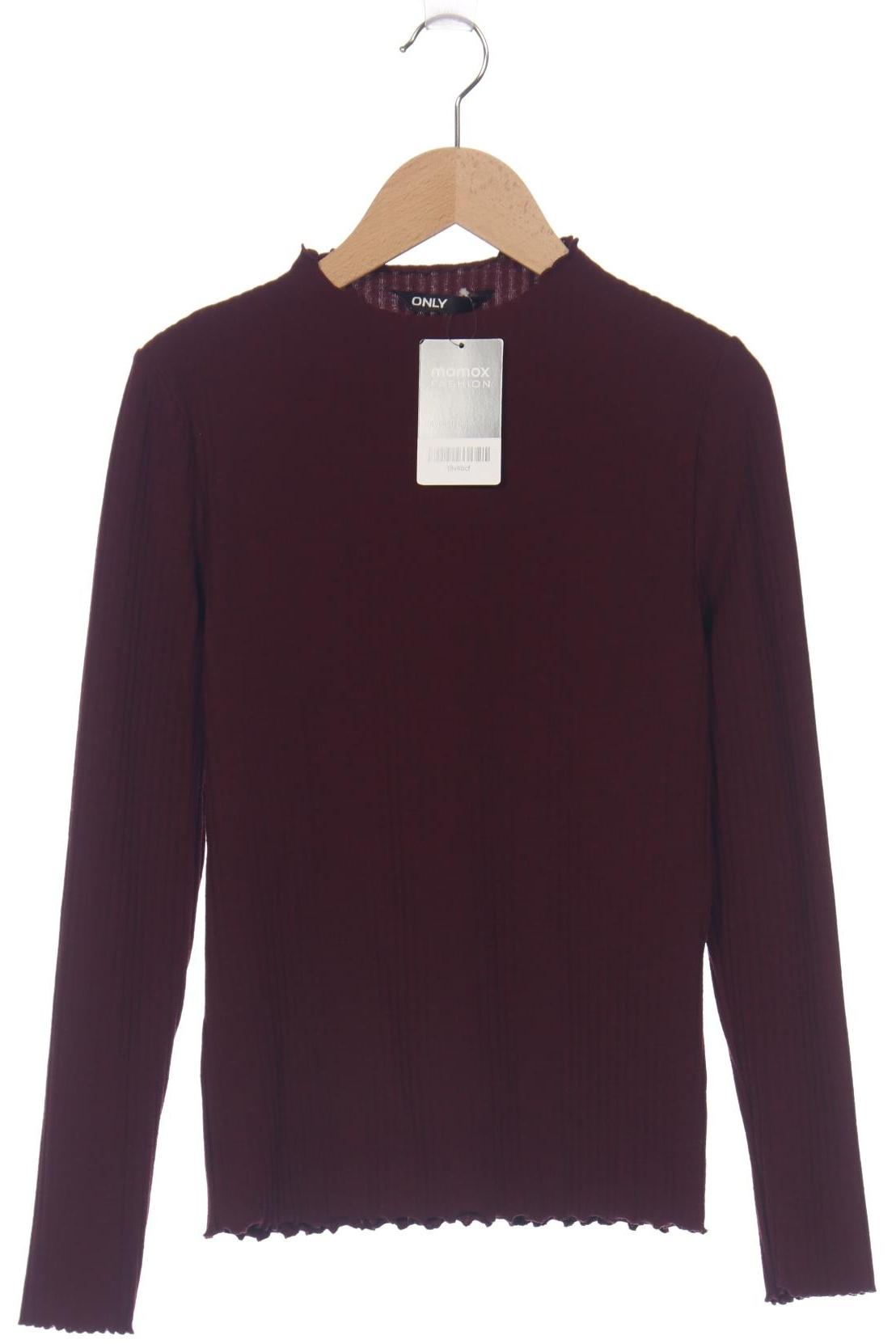 

Only Damen Langarmshirt, bordeaux, Gr. 38