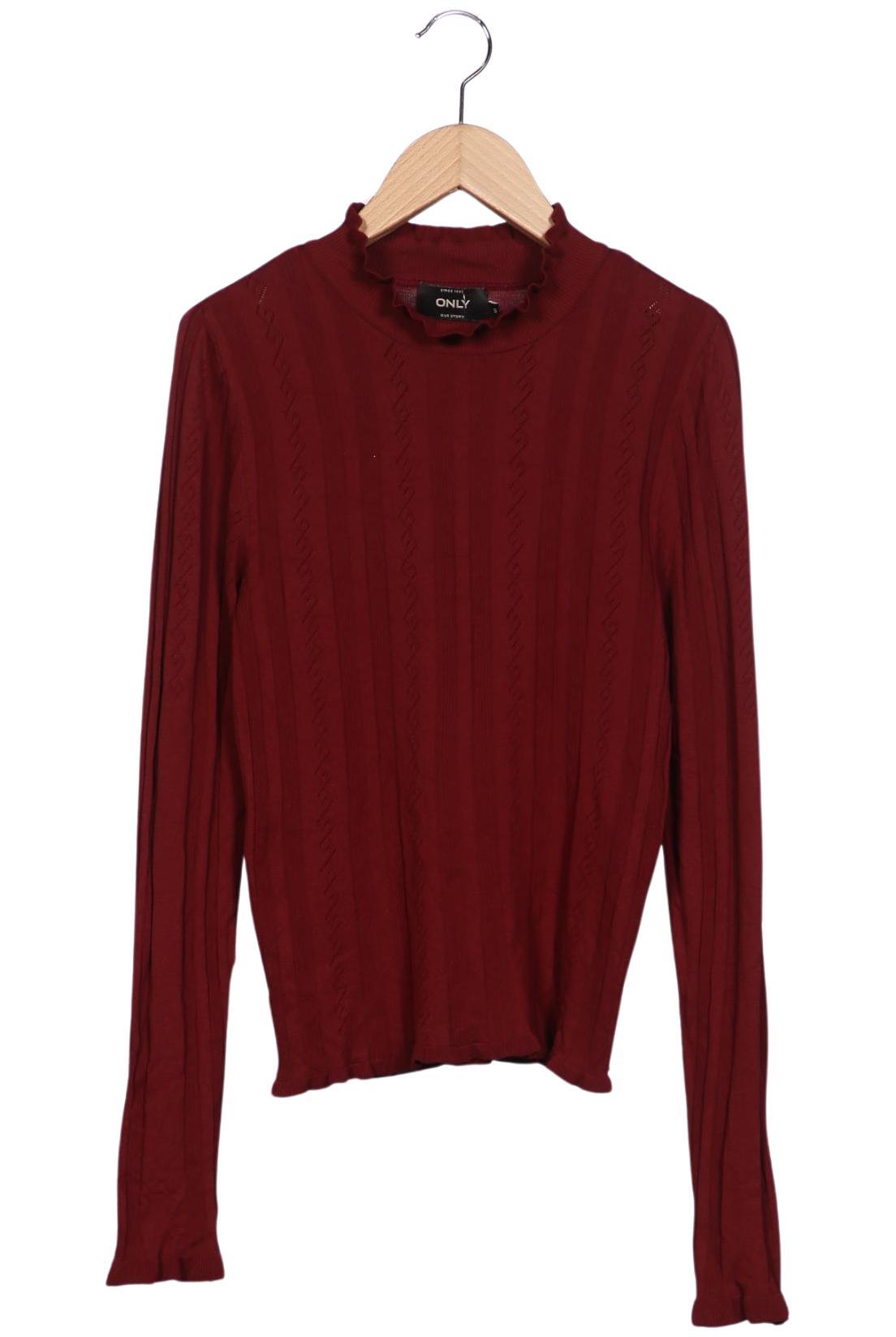 

Only Damen Langarmshirt, rot, Gr. 36