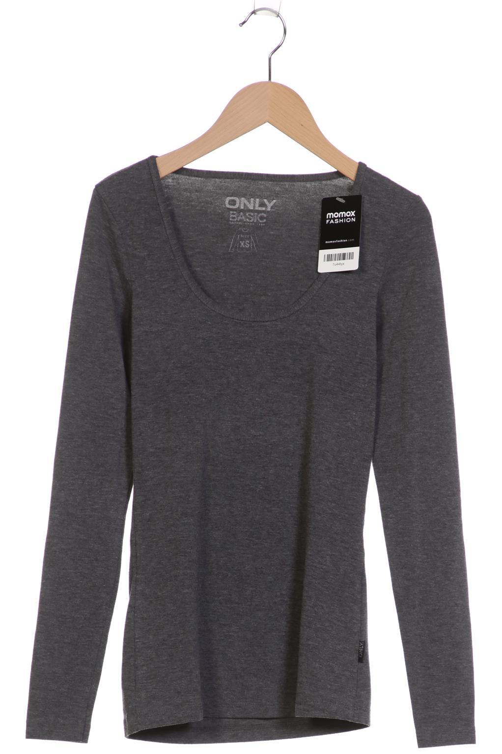 

Only Damen Langarmshirt, grau, Gr. 34