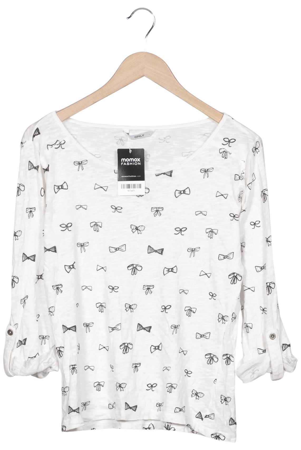 

Only Damen Langarmshirt, weiß, Gr. 42