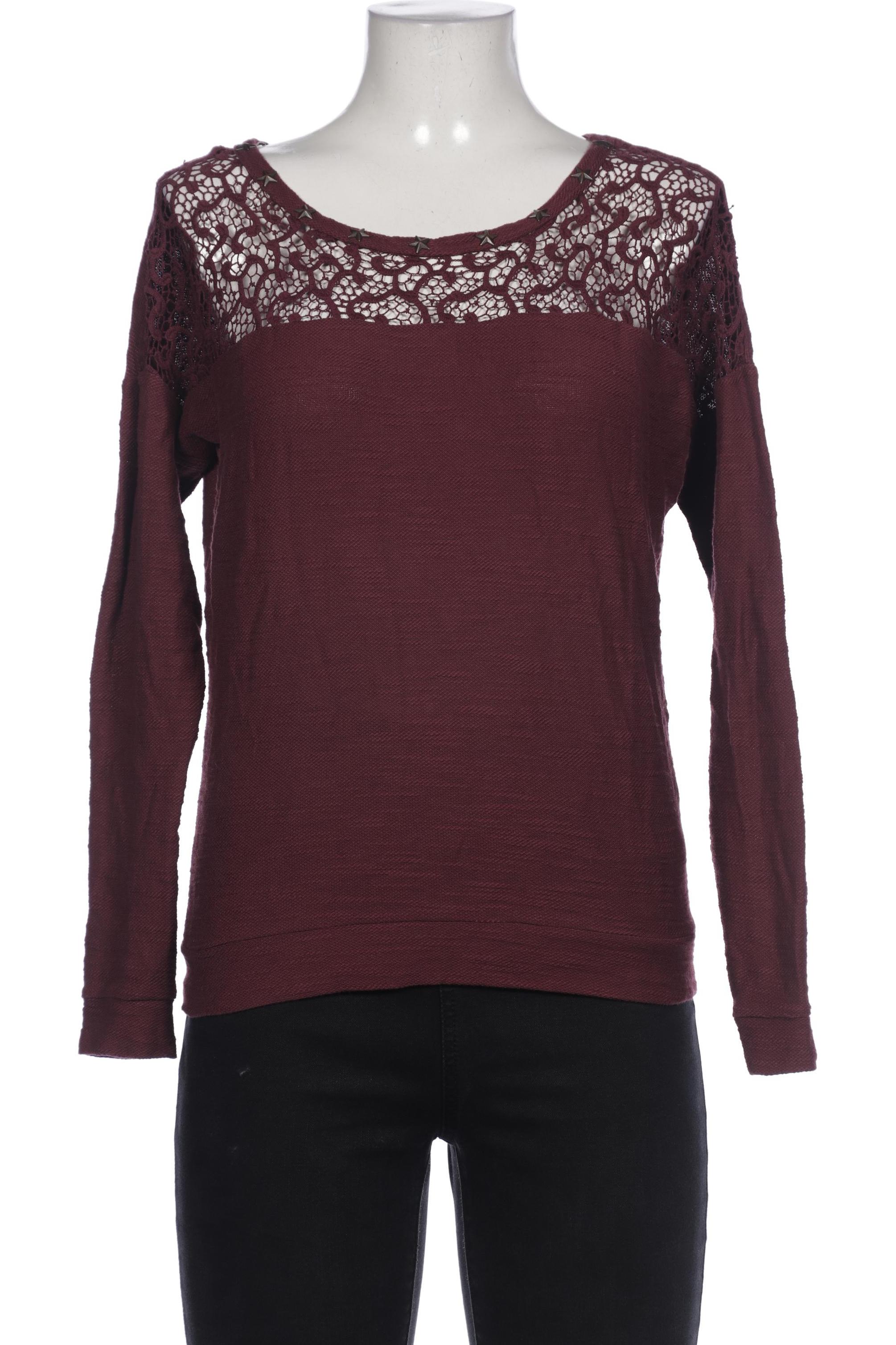 

Only Damen Langarmshirt, bordeaux, Gr. 36