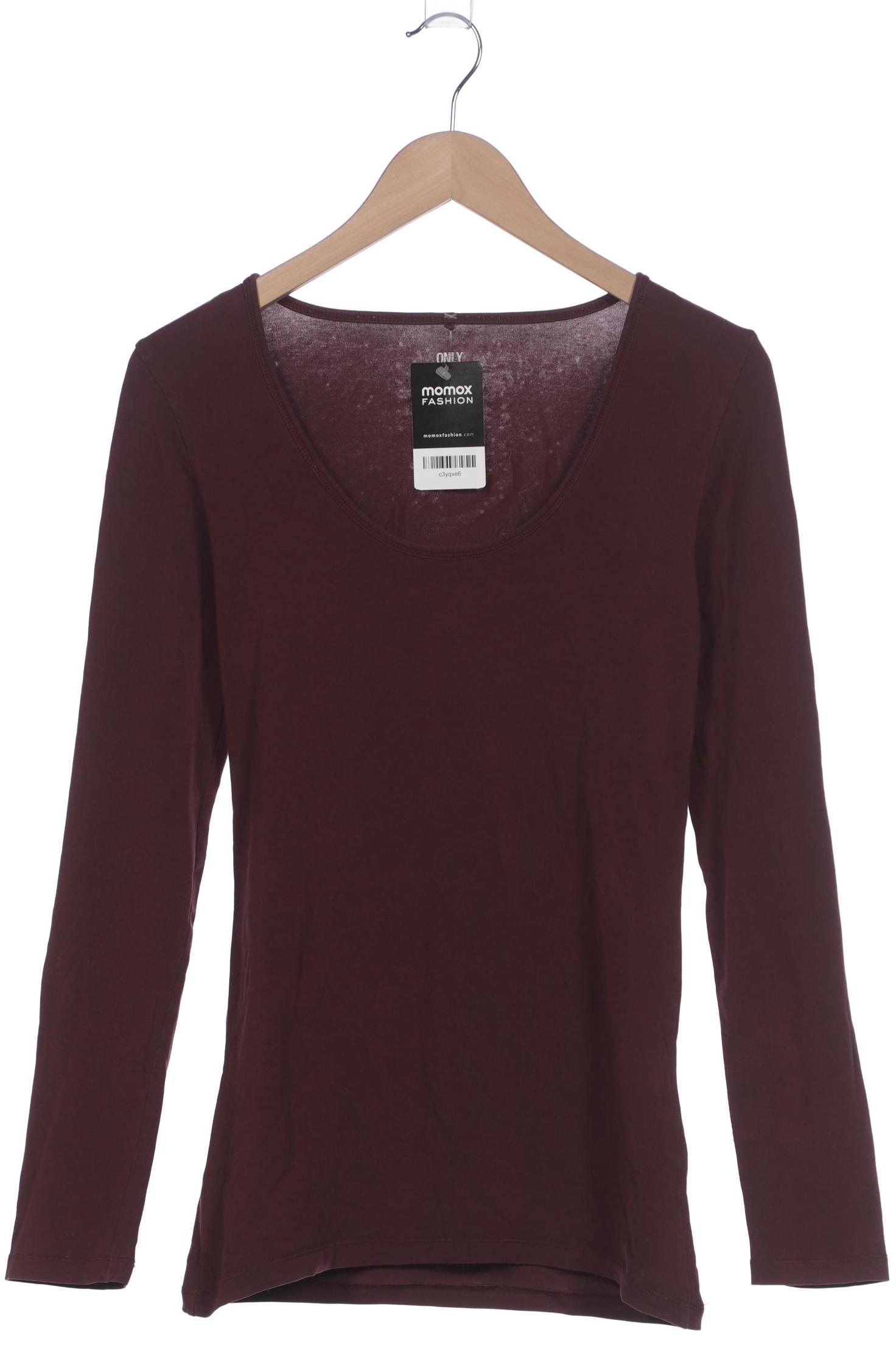 

Only Damen Langarmshirt, bordeaux, Gr. 42