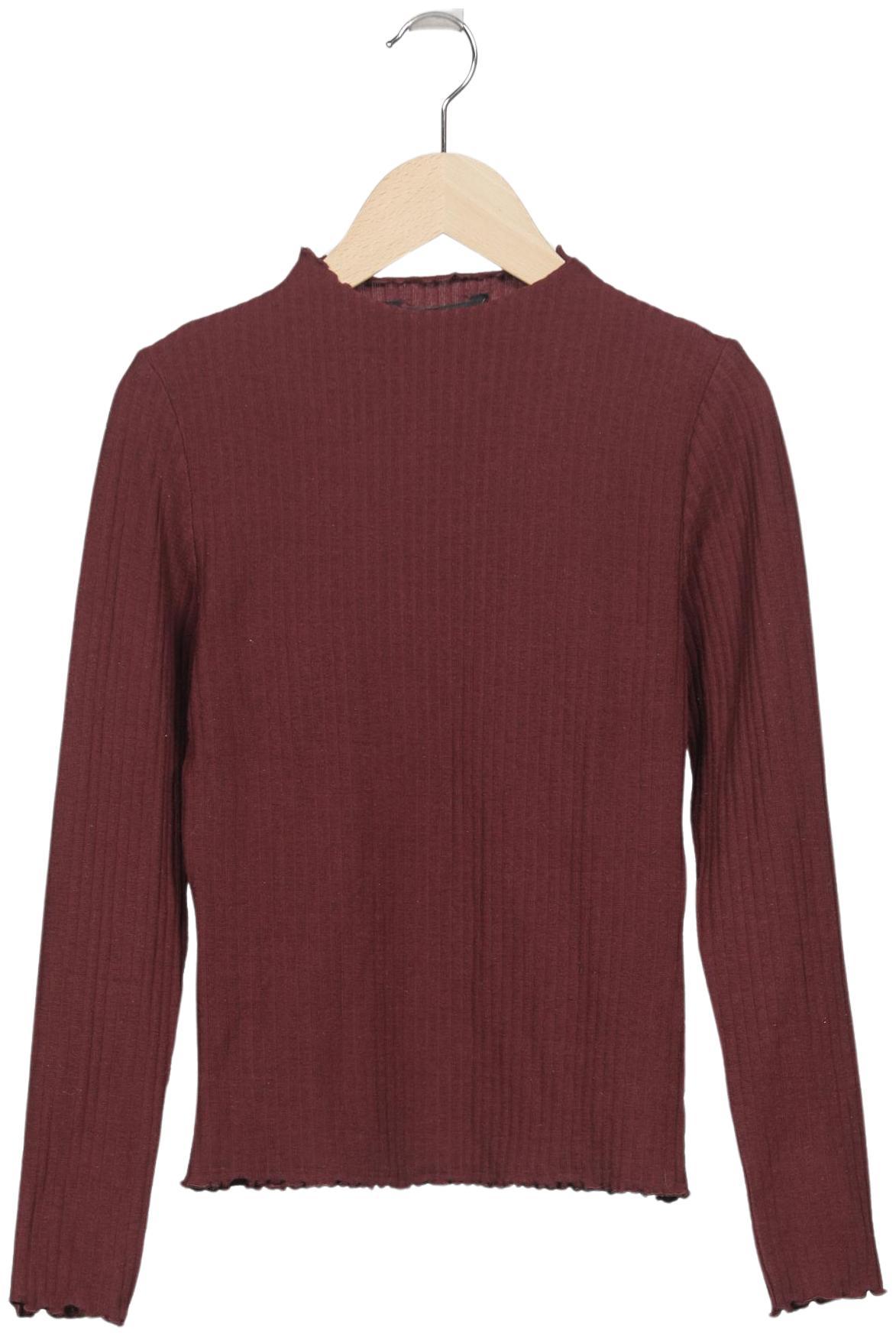 

Only Damen Langarmshirt, bordeaux, Gr. 34