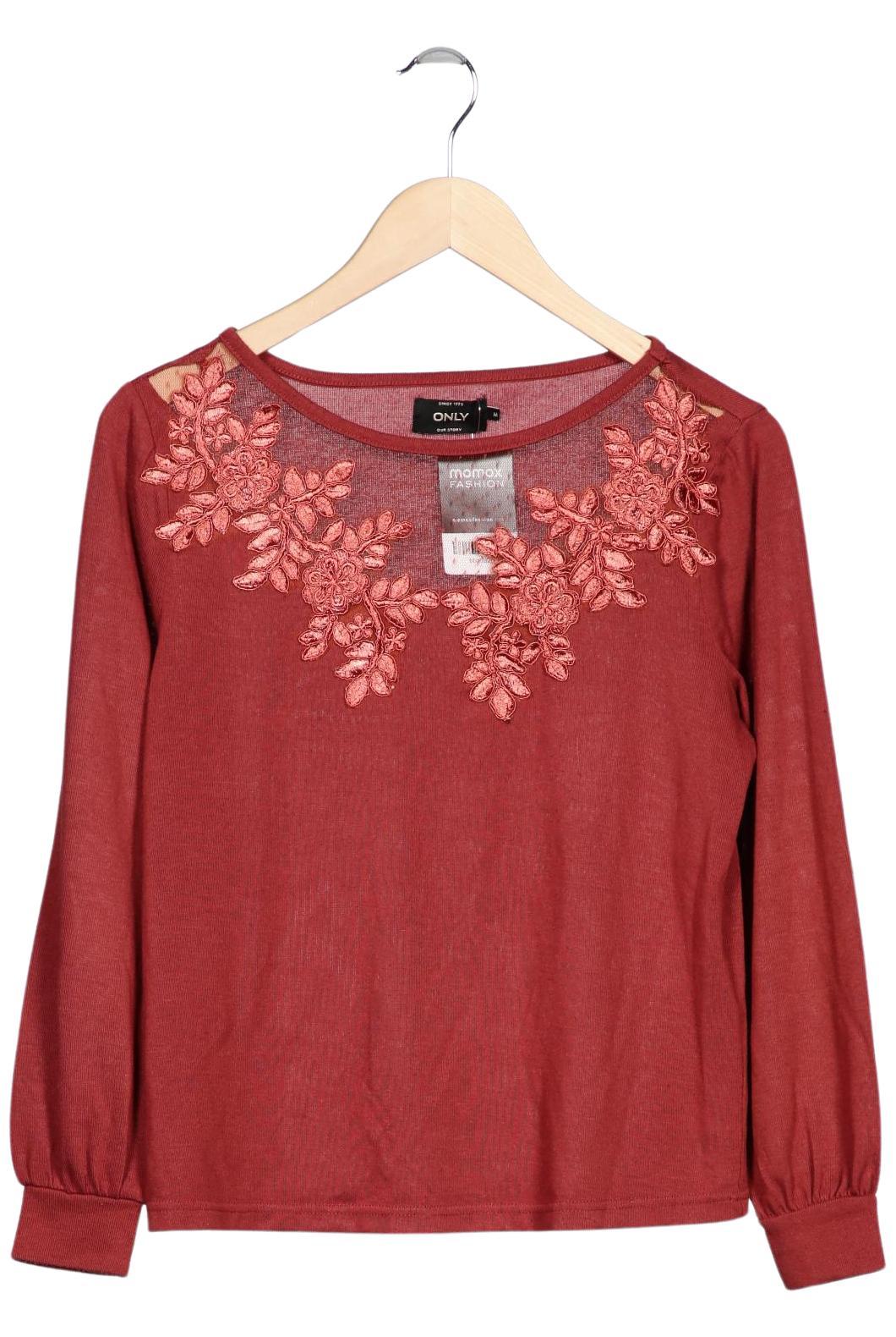 

Only Damen Langarmshirt, rot, Gr. 38