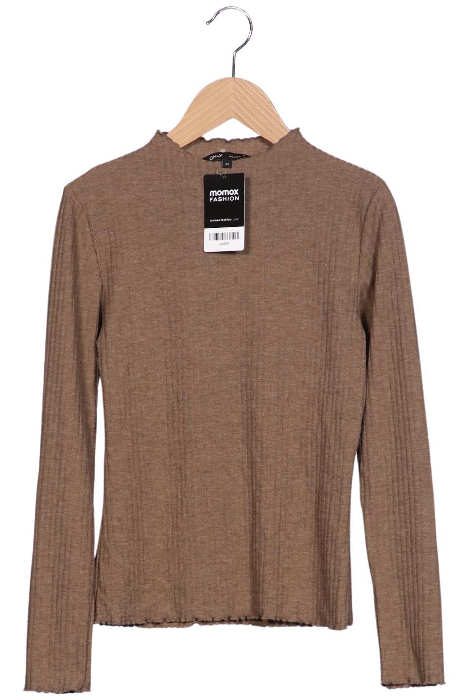 

Only Damen Langarmshirt, braun, Gr. 34