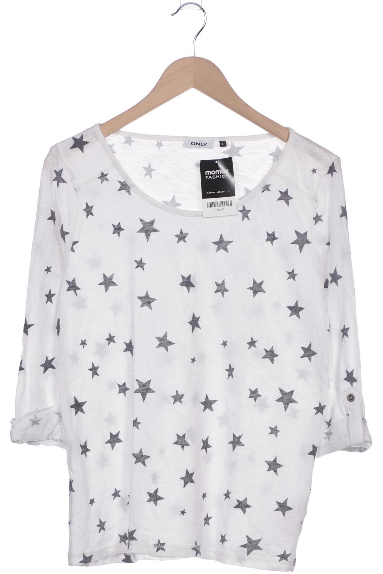 

Only Damen Langarmshirt, weiß, Gr. 42