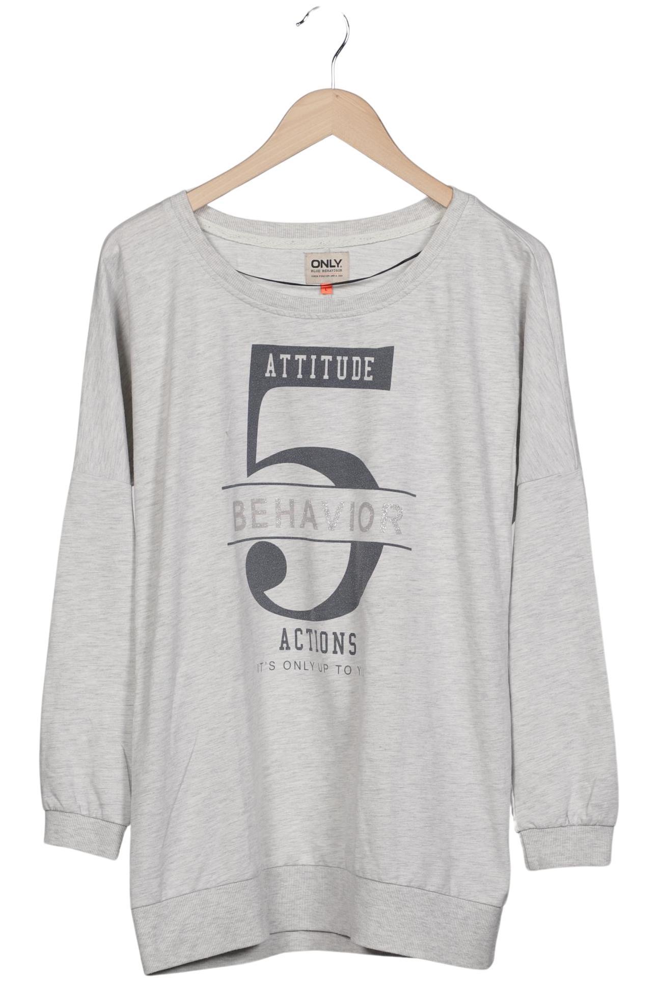 

Only Damen Langarmshirt, grau, Gr. 42