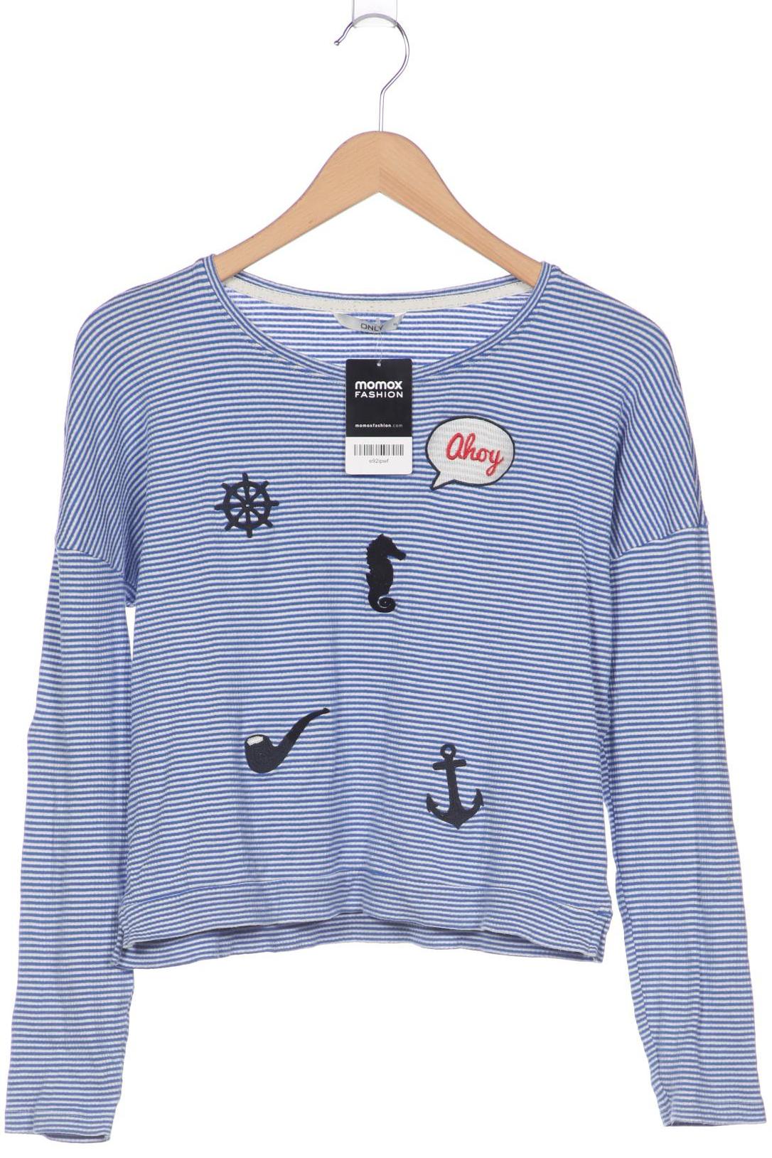 

Only Damen Langarmshirt, blau, Gr. 38