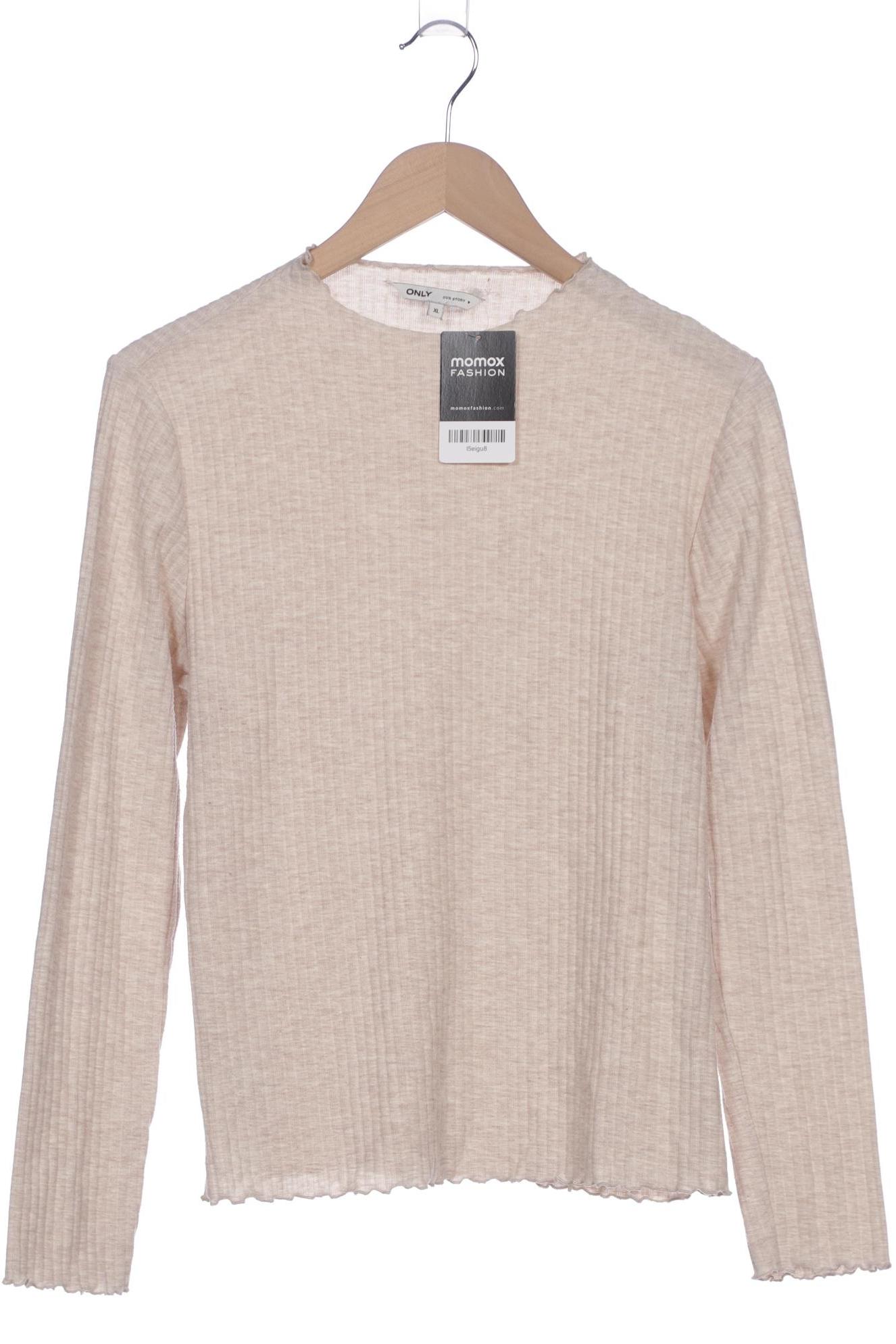 

Only Damen Langarmshirt, beige, Gr. 44