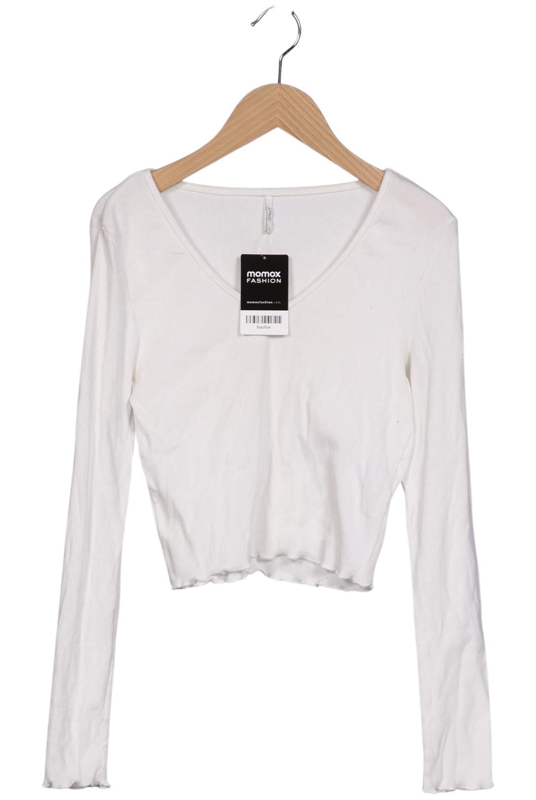 

Only Damen Langarmshirt, weiß, Gr. 36