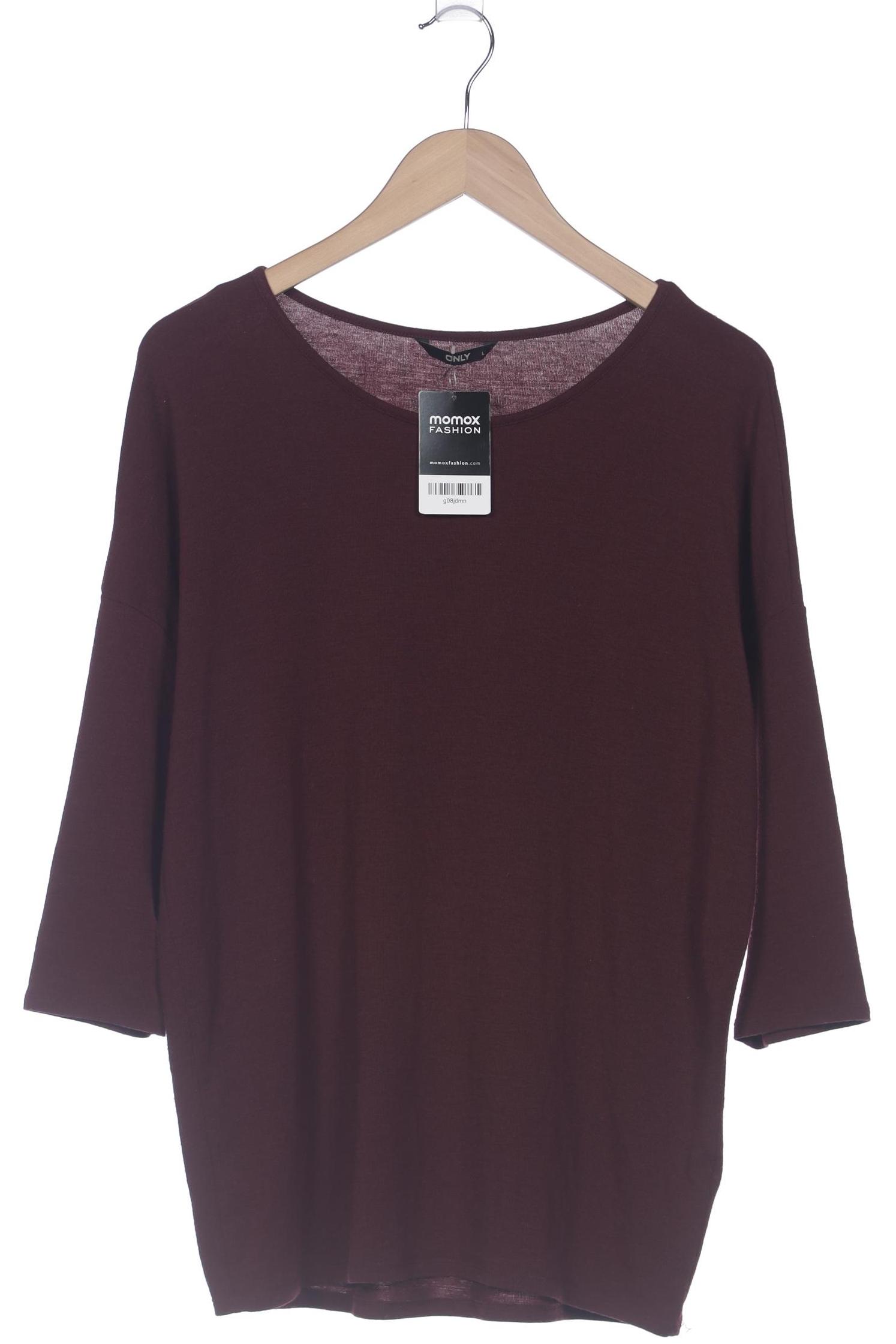 

Only Damen Langarmshirt, bordeaux, Gr. 42