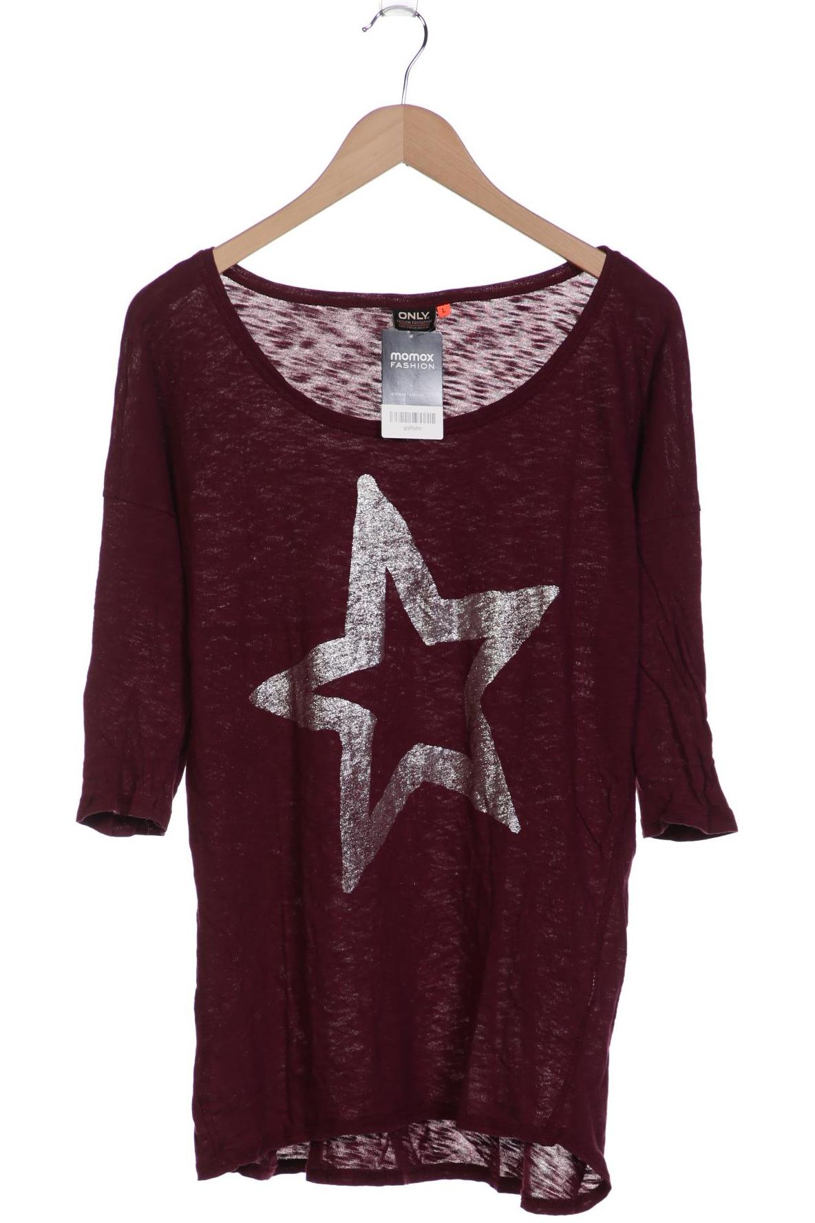 

Only Damen Langarmshirt, bordeaux, Gr. 42