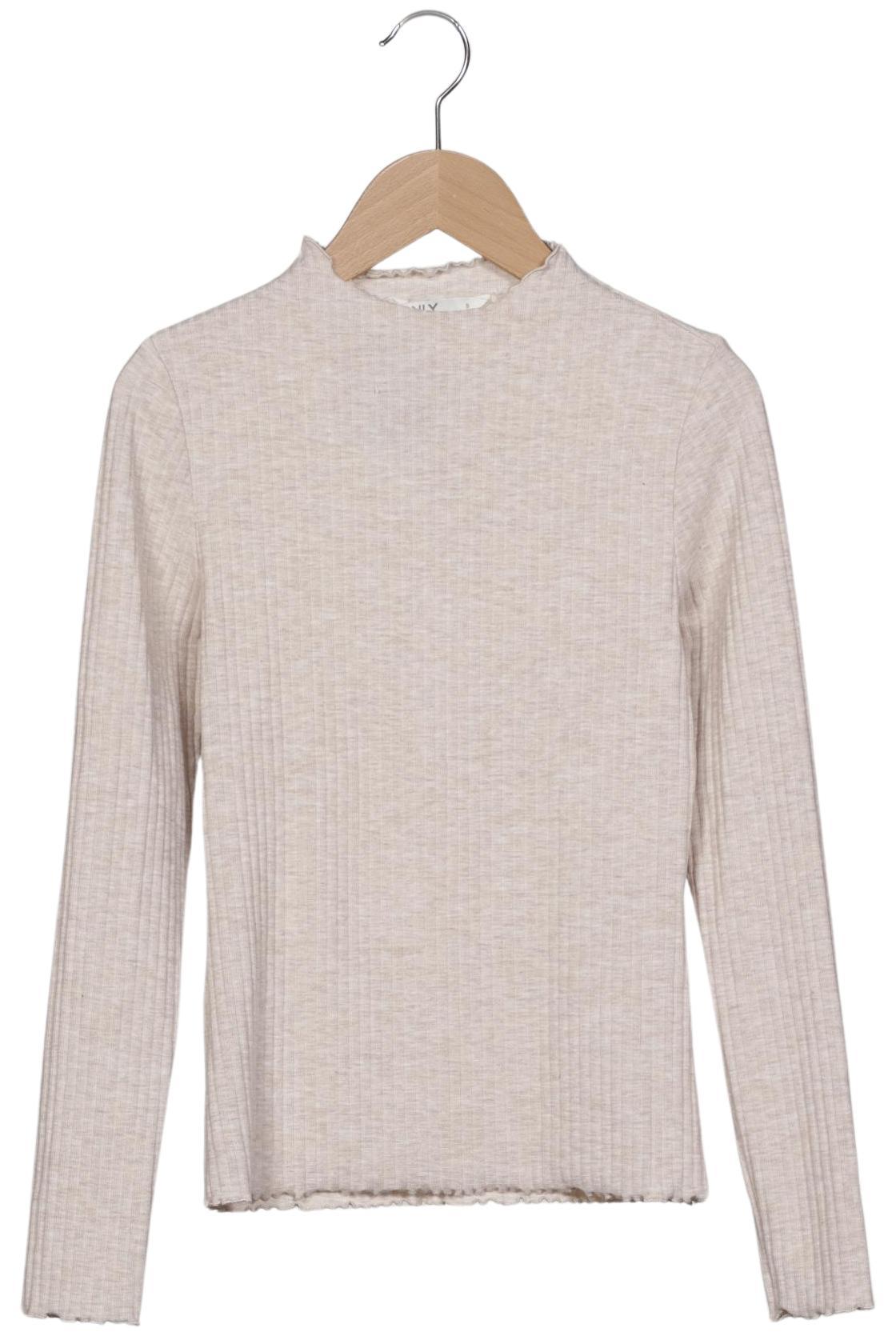 

Only Damen Langarmshirt, beige, Gr. 36