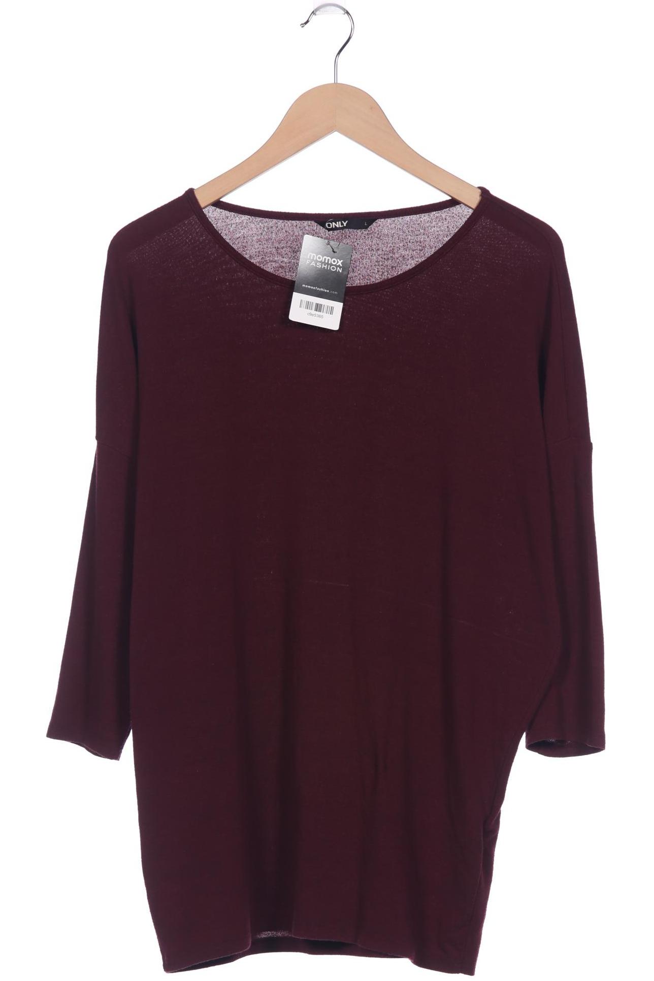 

Only Damen Langarmshirt, bordeaux, Gr. 42