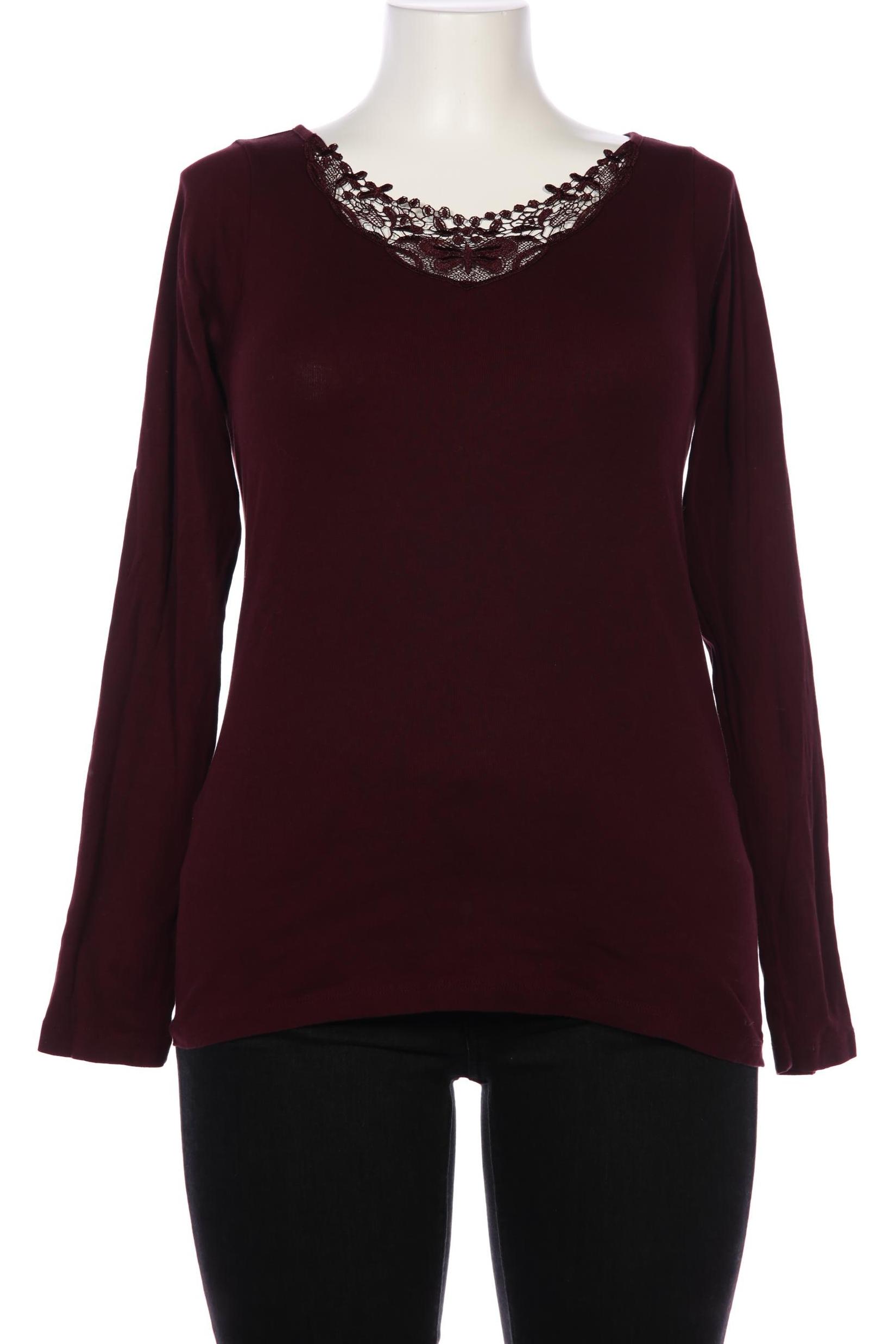 

Only Damen Langarmshirt, bordeaux, Gr. 44