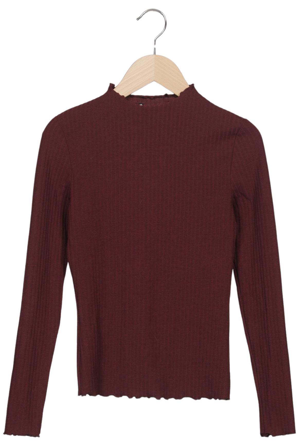 

Only Damen Langarmshirt, bordeaux, Gr. 32