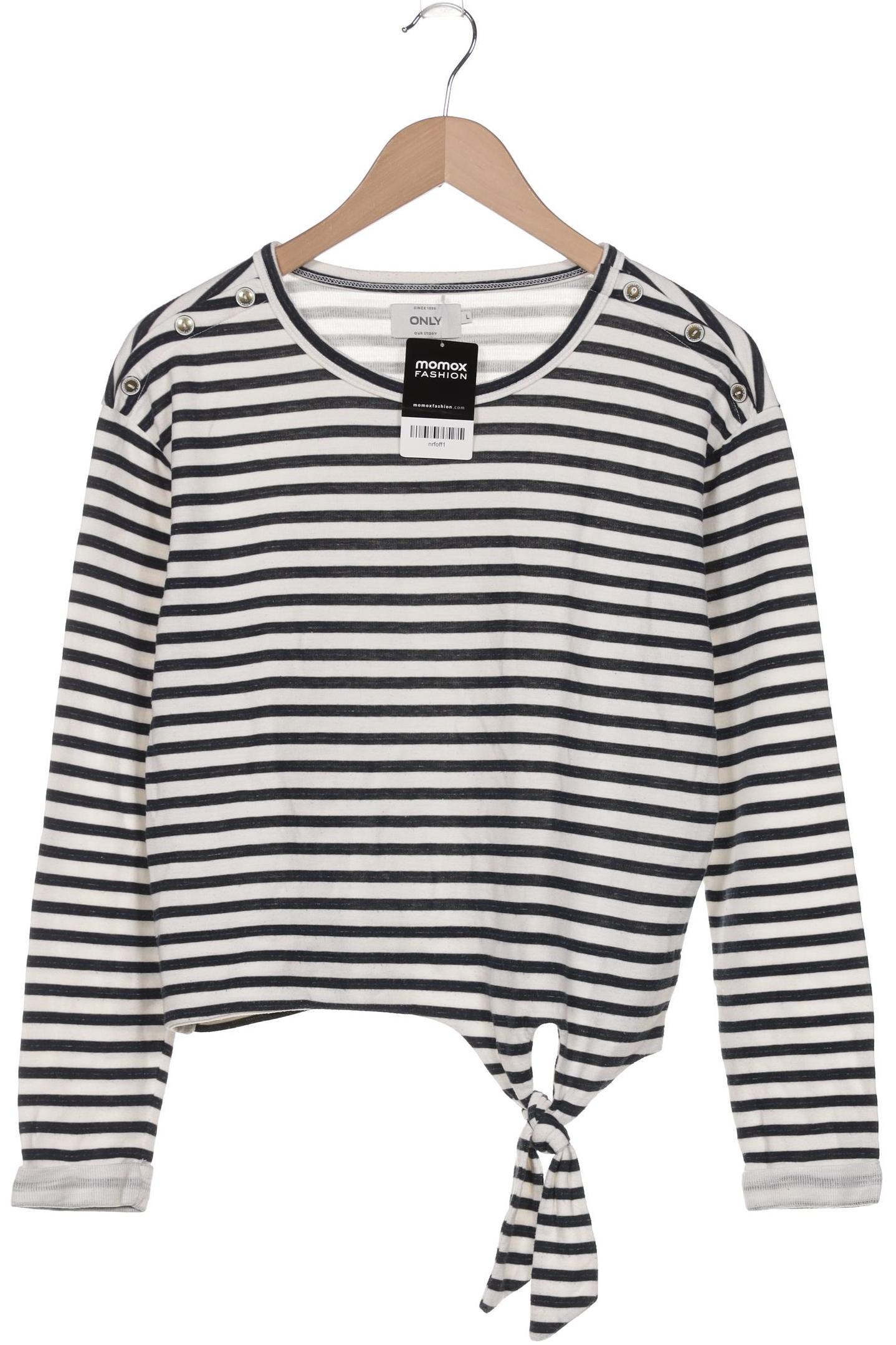 

Only Damen Langarmshirt, weiß, Gr. 42