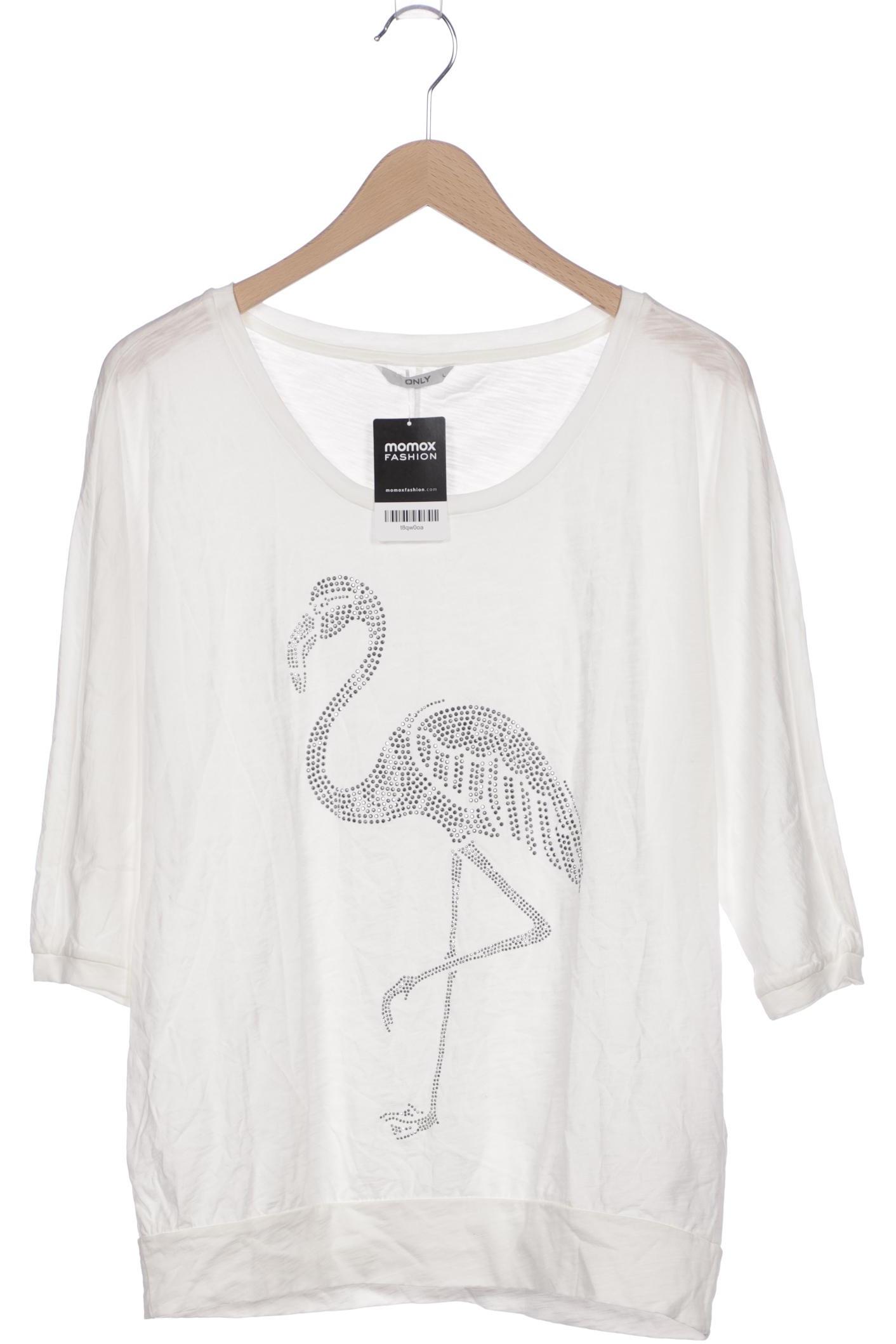 

Only Damen Langarmshirt, weiß, Gr. 42