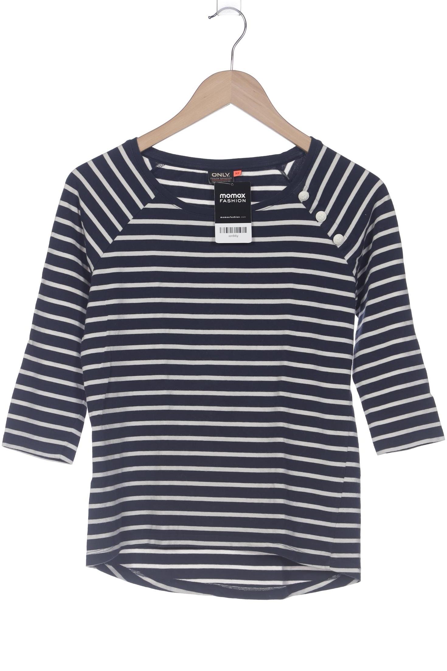 

Only Damen Langarmshirt, marineblau, Gr. 34