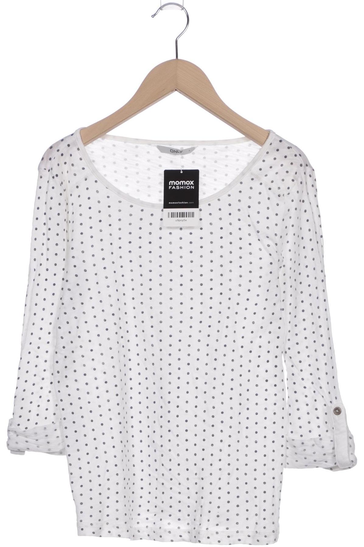 

Only Damen Langarmshirt, weiß, Gr. 36