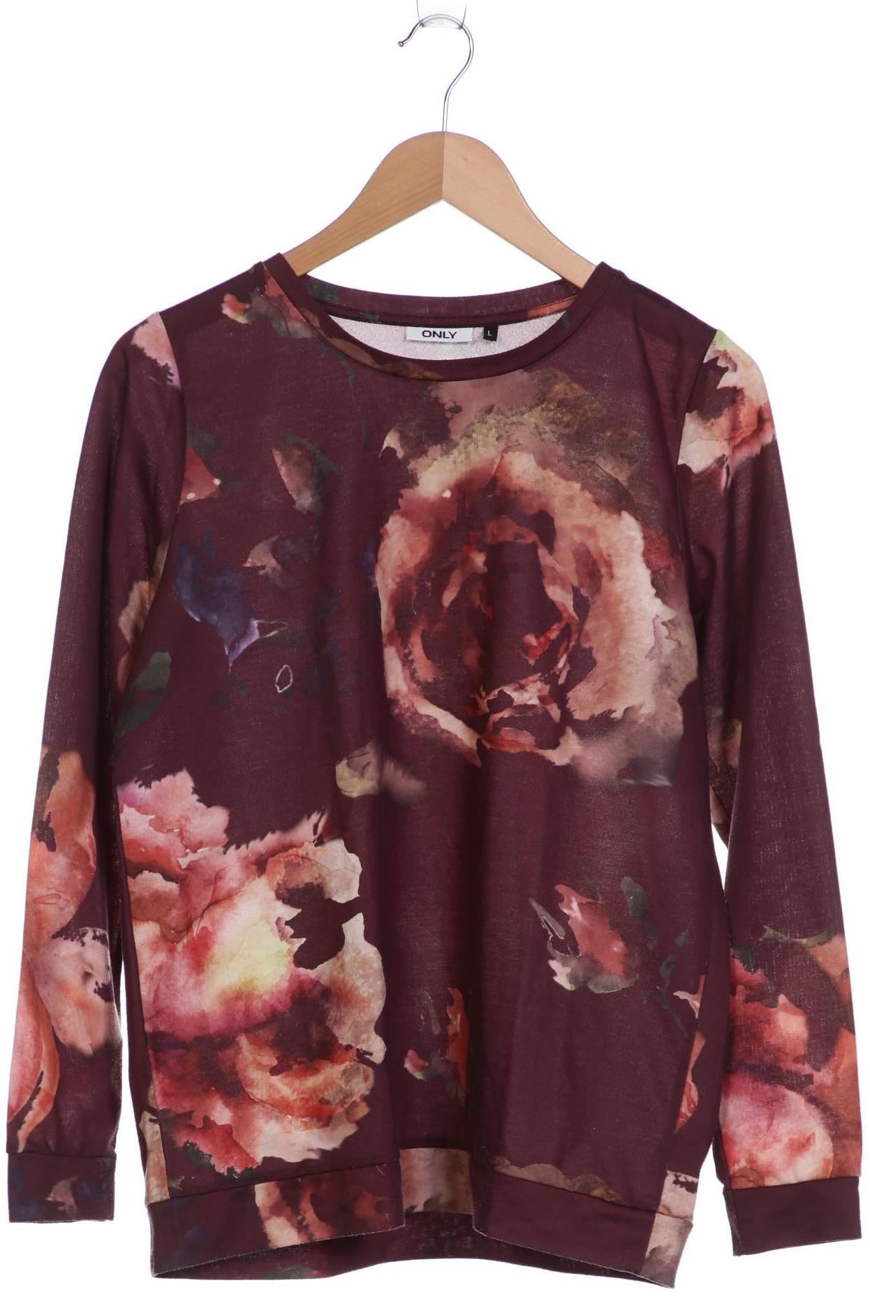 

ONLY Damen Langarmshirt, bordeaux