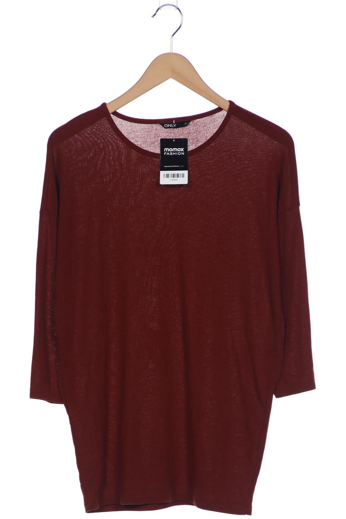 

Only Damen Langarmshirt, rot, Gr. 34