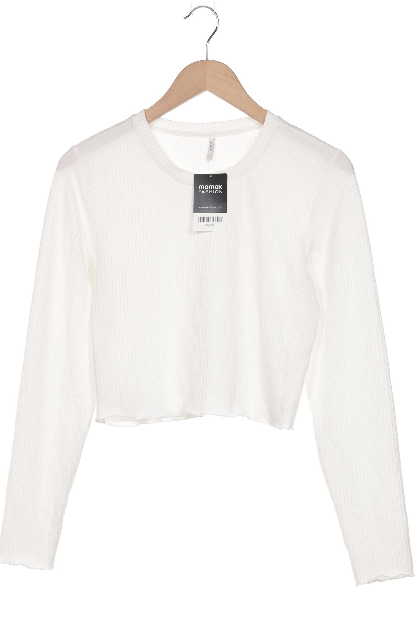 

Only Damen Langarmshirt, weiß, Gr. 42