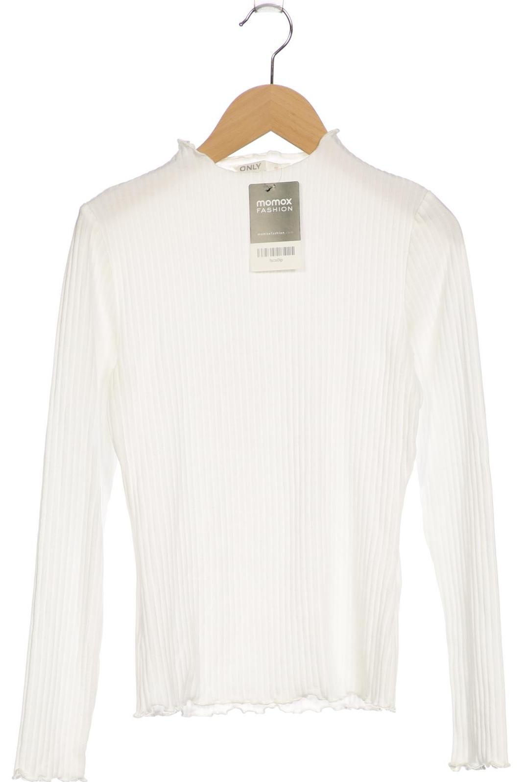 

Only Damen Langarmshirt, weiß, Gr. 34