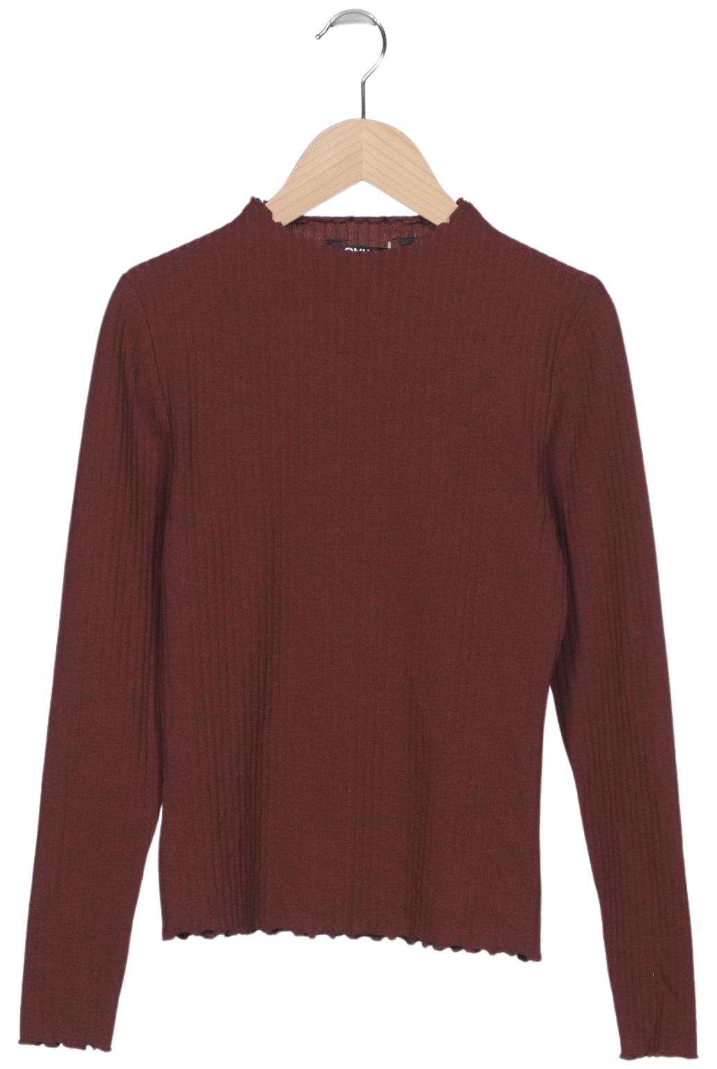 

Only Damen Langarmshirt, bordeaux, Gr. 36