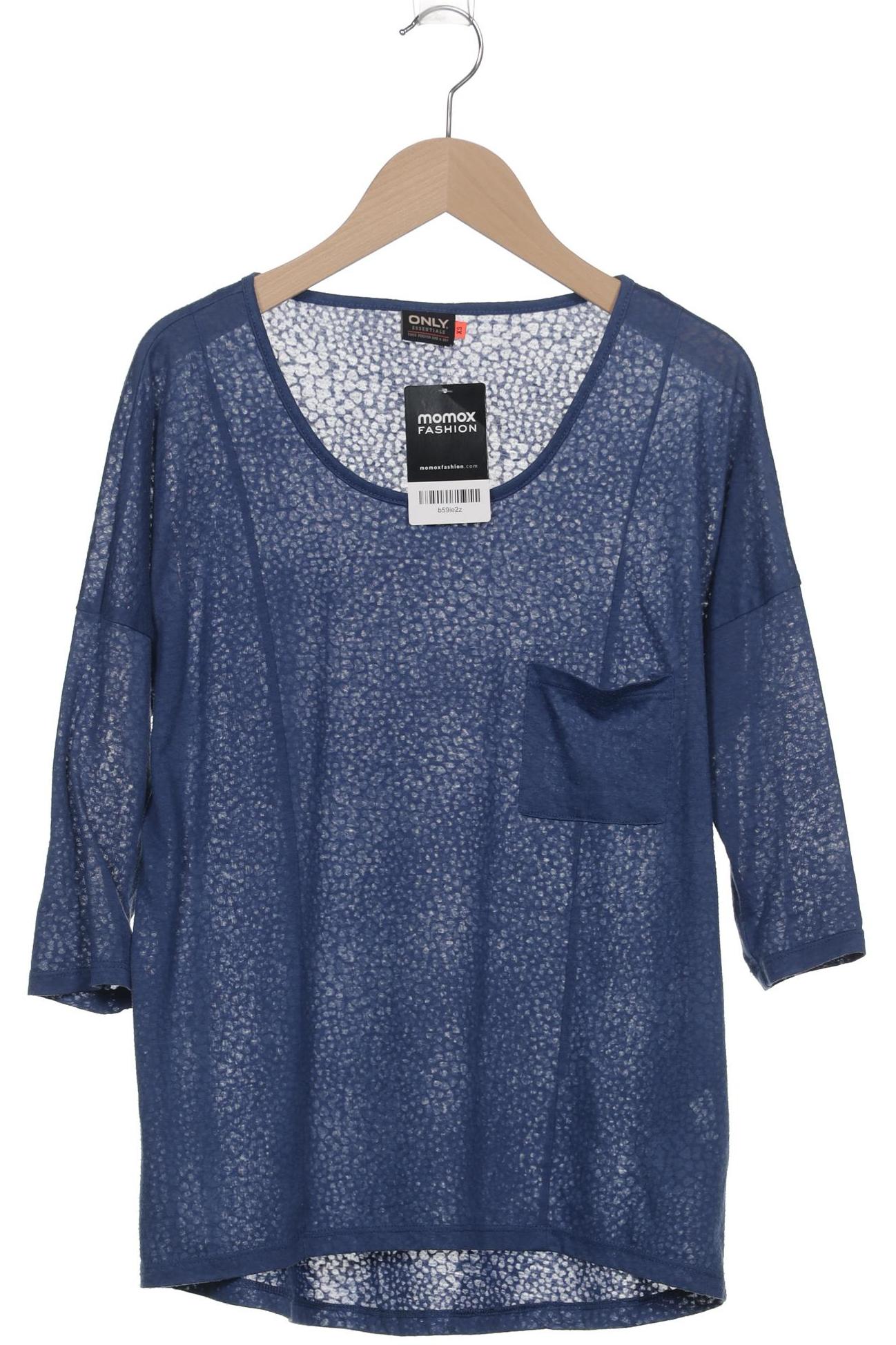 

Only Damen Langarmshirt, blau, Gr. 34